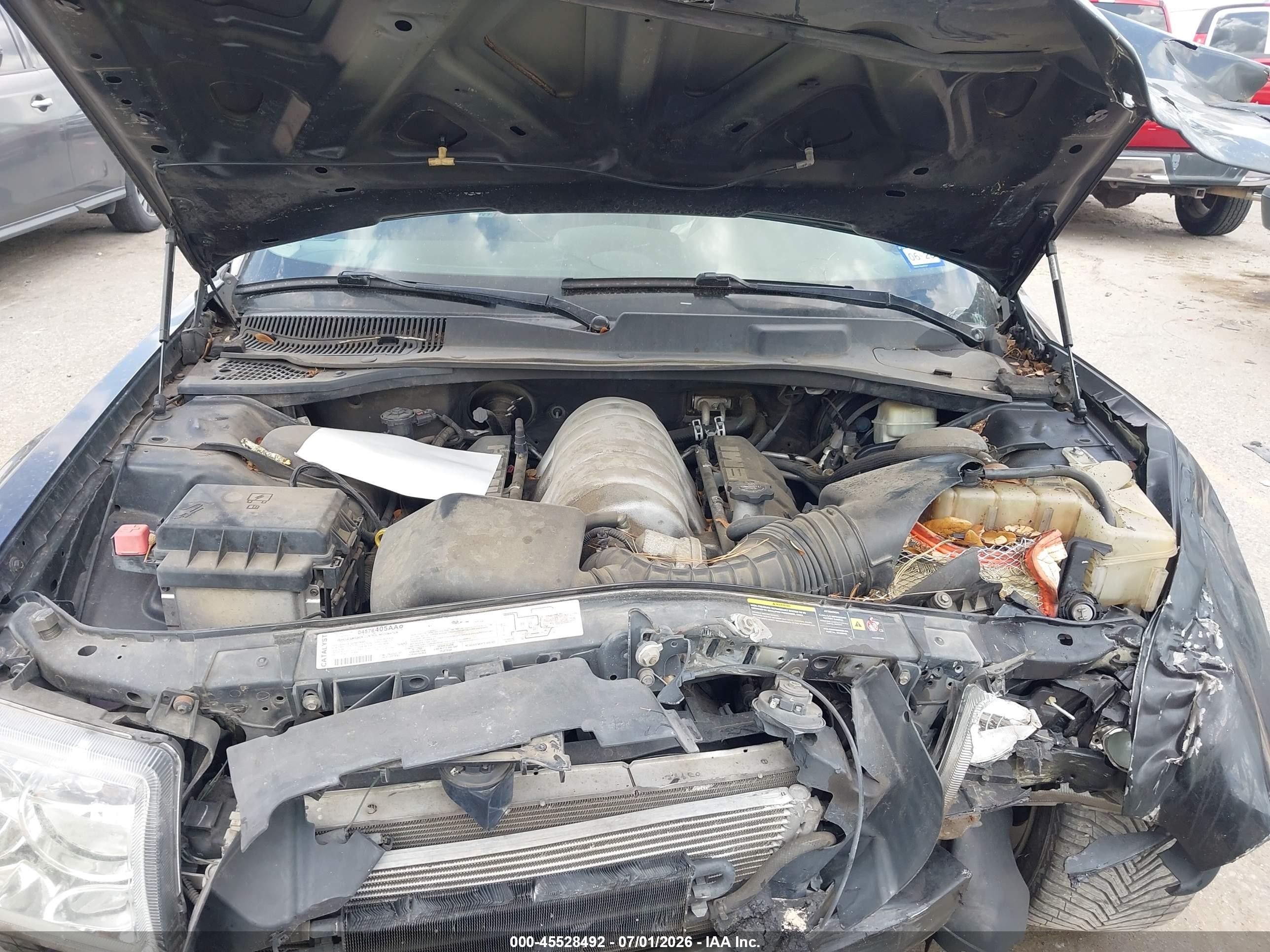 2006 Chrysler 300c Srt8 Черный vin: 2C3KA73W56H101252