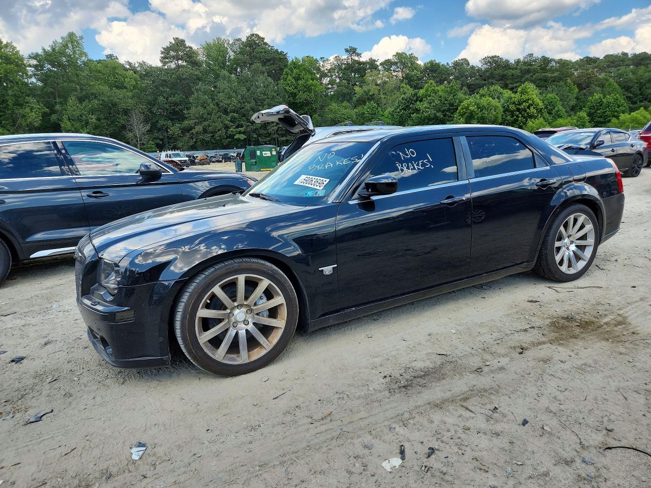 2006 Chrysler 300c Srt-8 Черный vin: 2C3KA73W66H386737