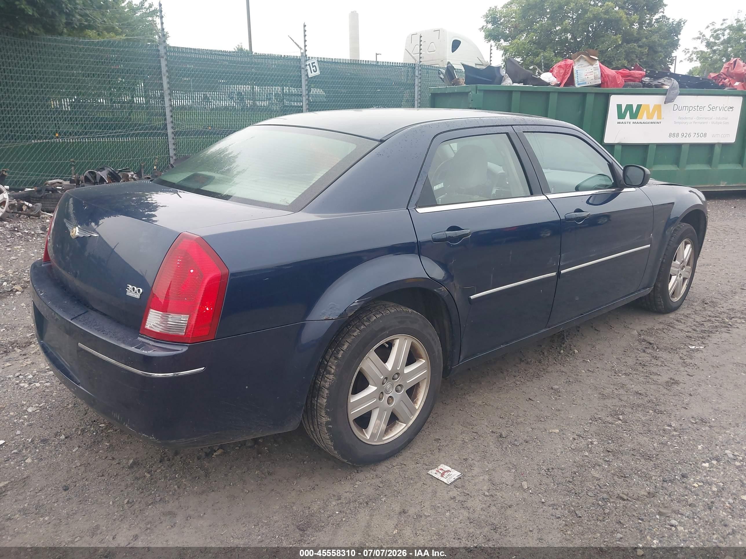 2006 Chrysler 300 Touring Dark Blue vin: 2C3KK53G06H370012