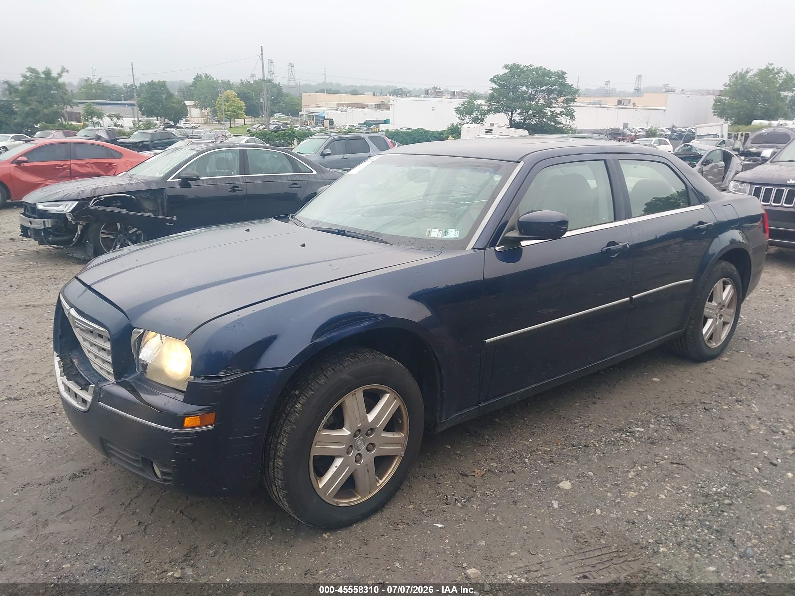 2006 Chrysler 300 Touring Dark Blue vin: 2C3KK53G06H370012