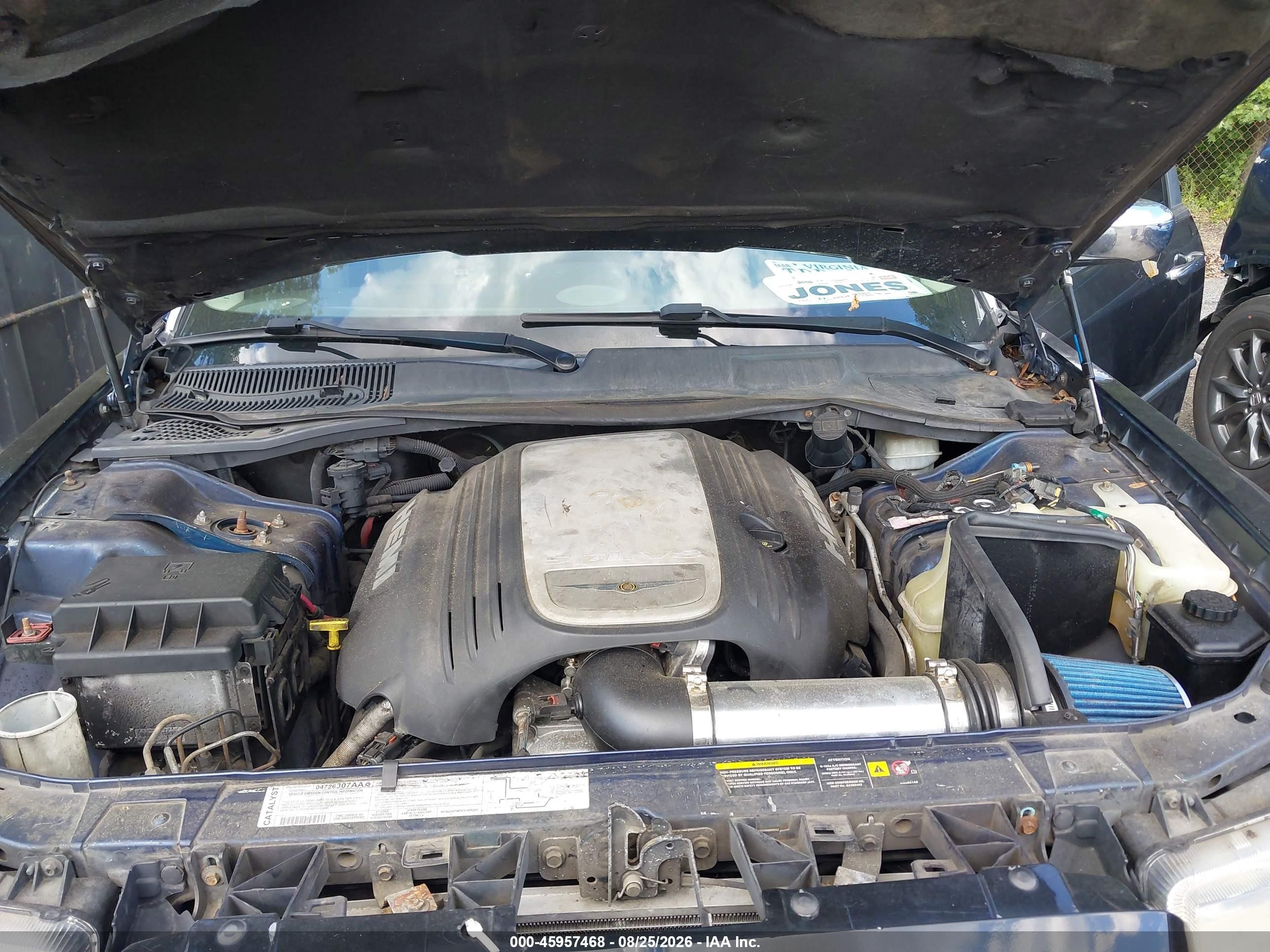 2006 Chrysler 300c   Blue vin: 2C3KK63H06H153056