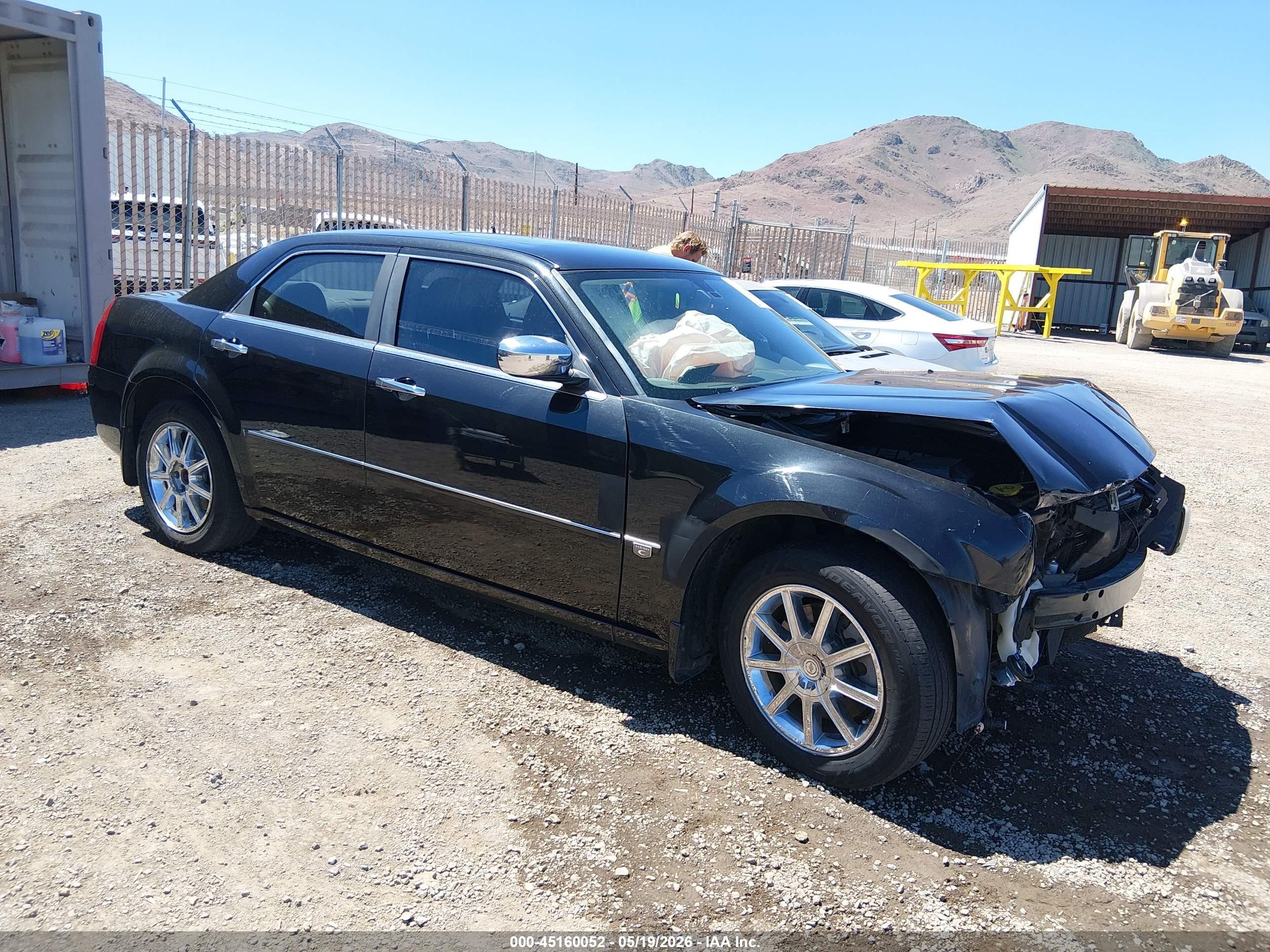 2007 Chrysler 300c   Черный vin: 2C3KK63H07H636418