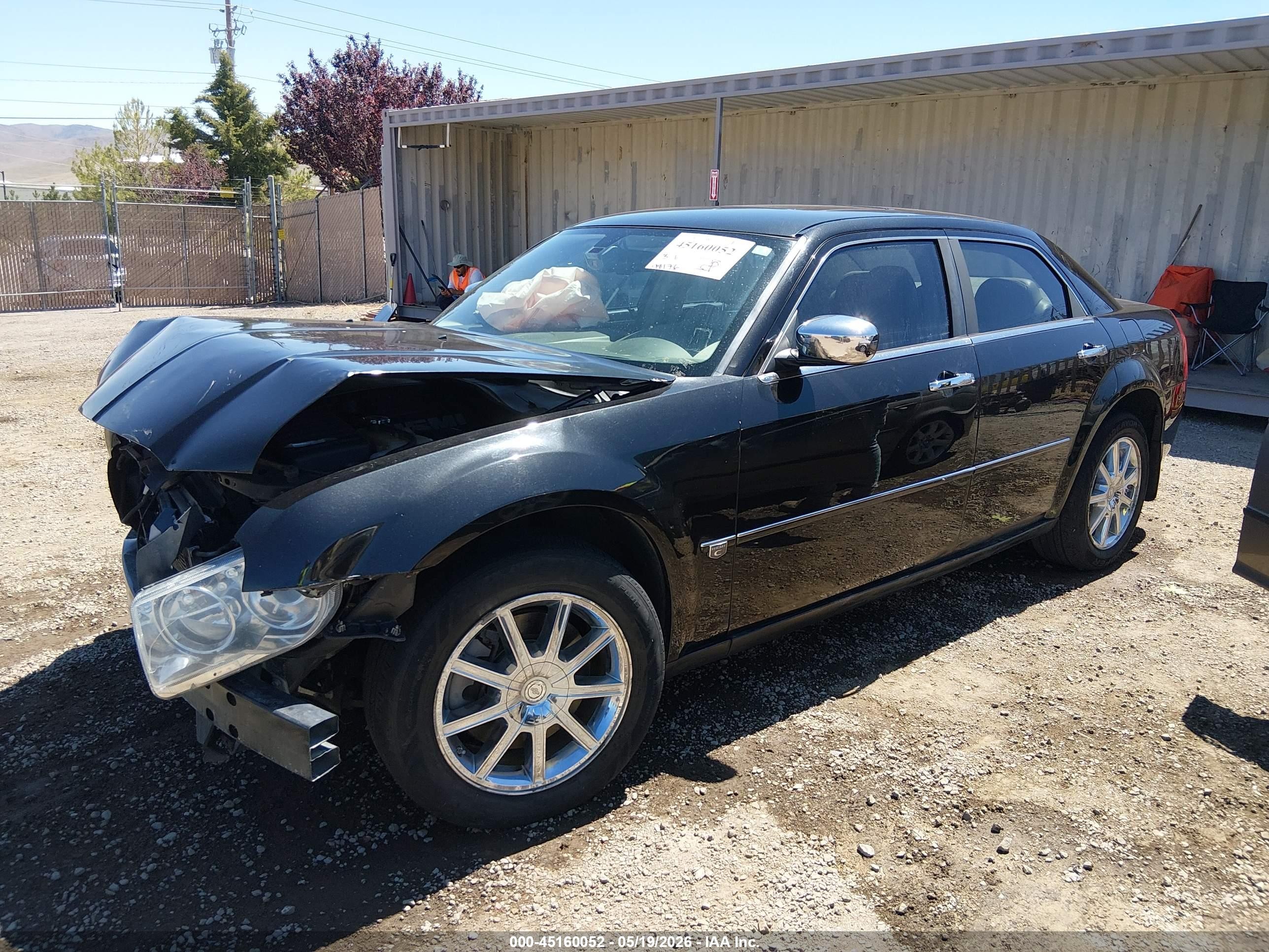 2007 Chrysler 300c   Черный vin: 2C3KK63H07H636418
