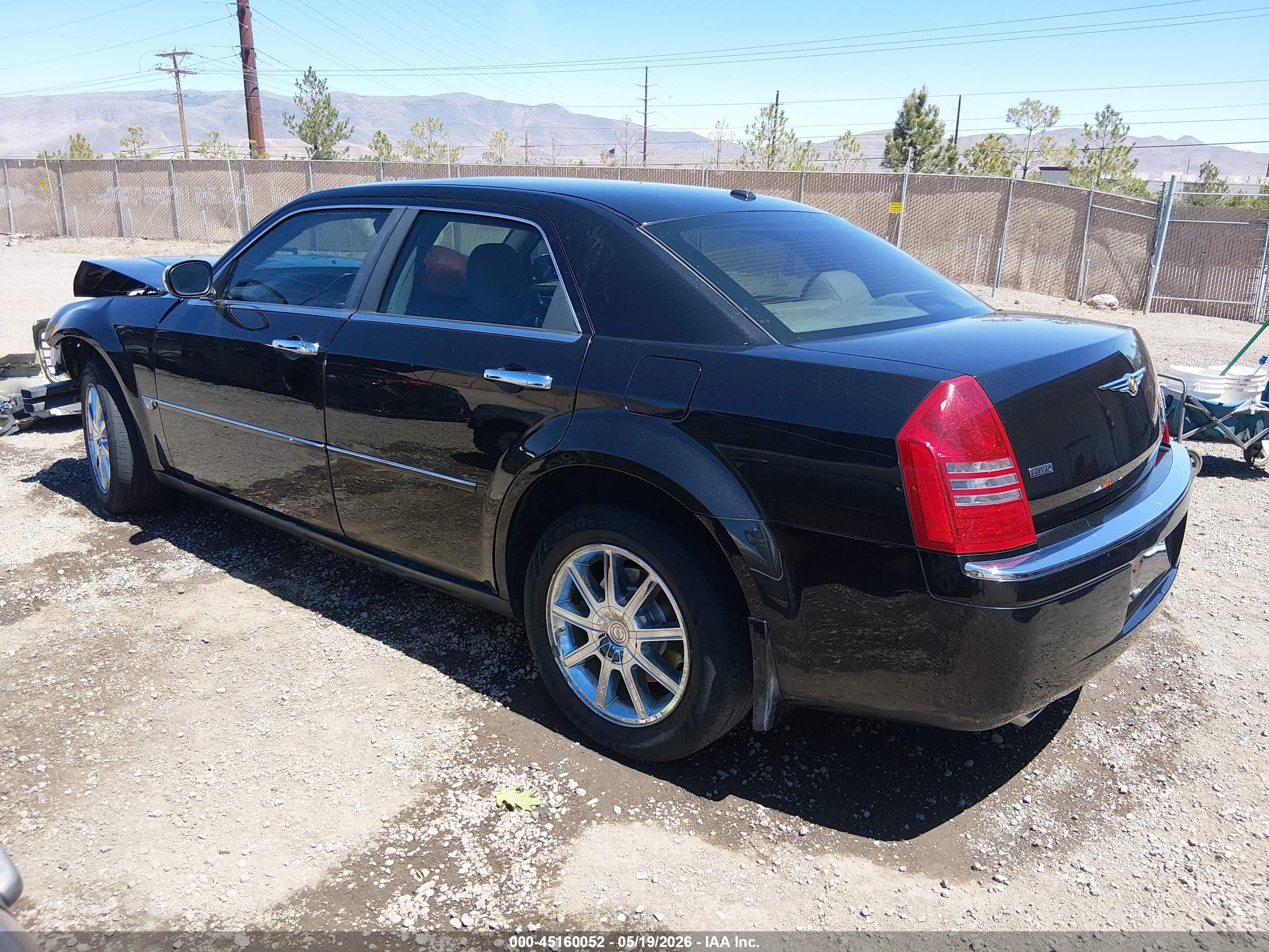 2007 Chrysler 300c   Черный vin: 2C3KK63H07H636418