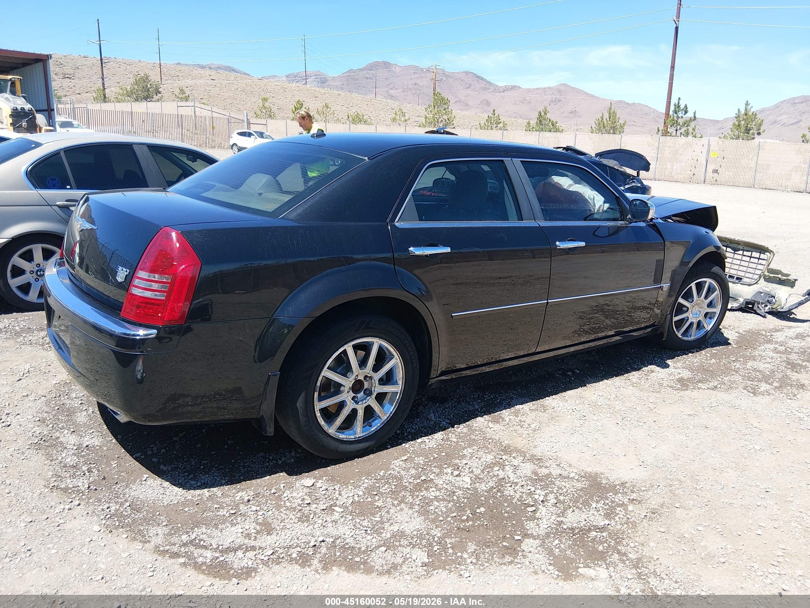 2007 Chrysler 300c   Черный vin: 2C3KK63H07H636418