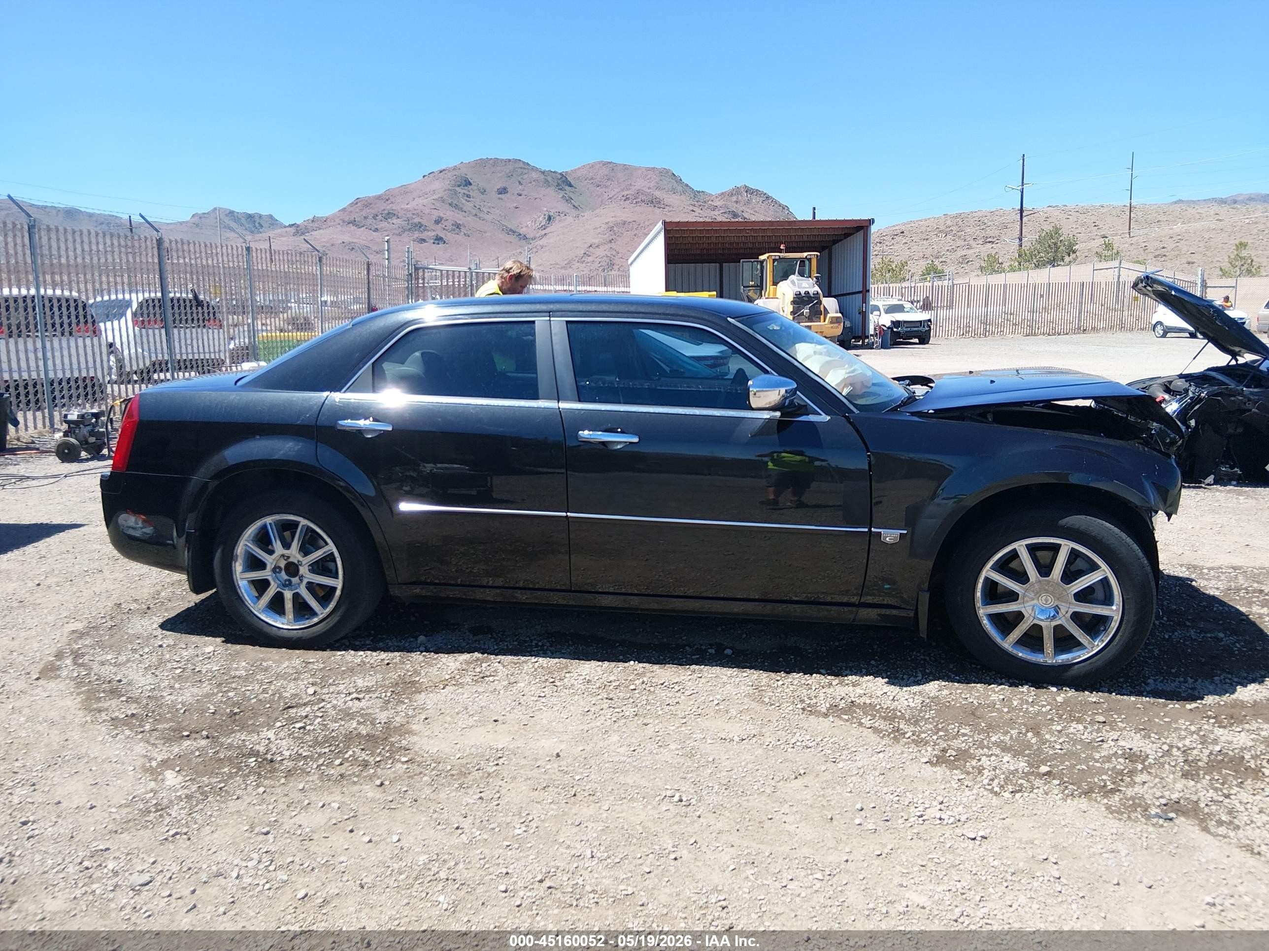 2007 Chrysler 300c   Черный vin: 2C3KK63H07H636418