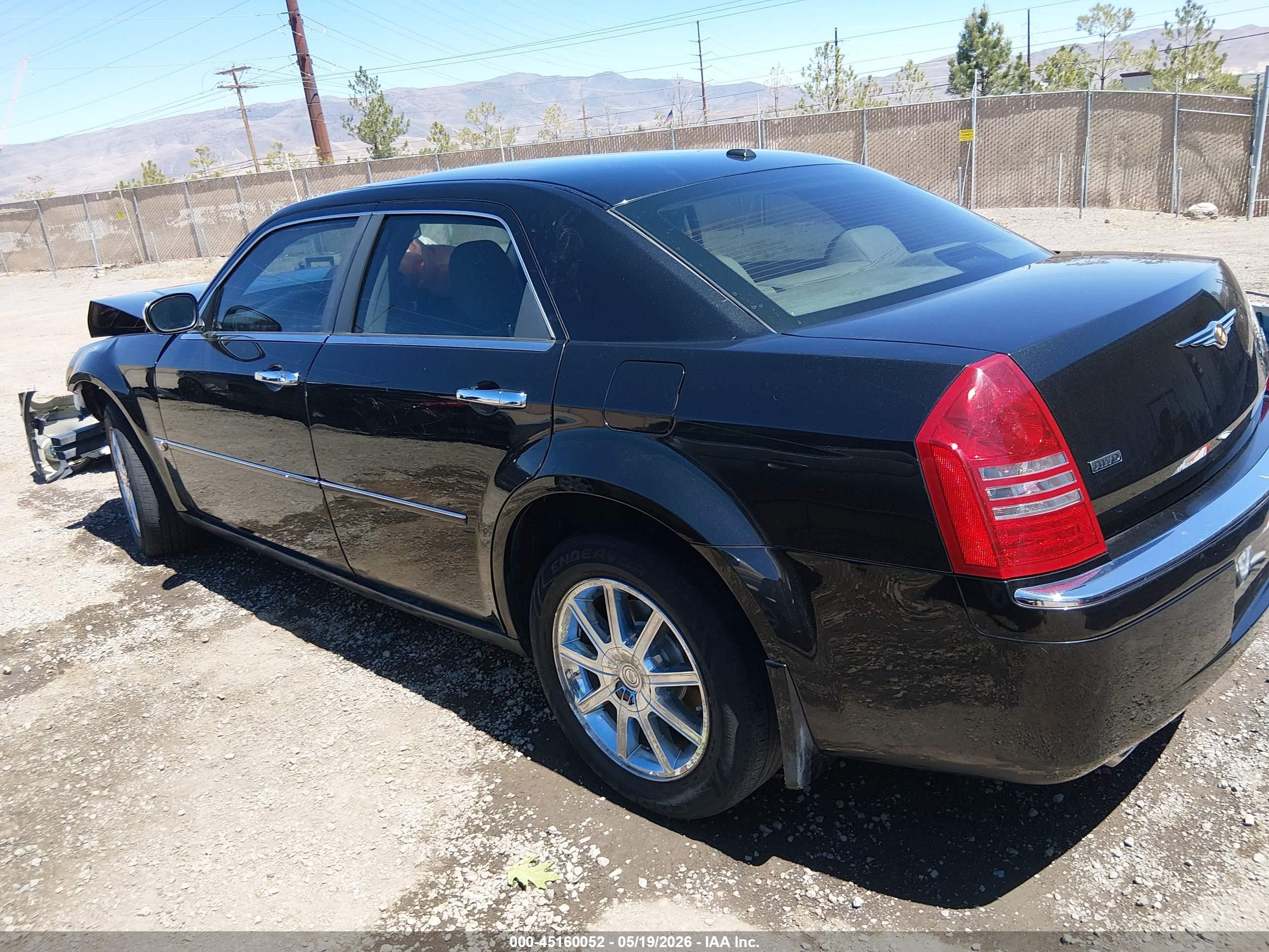 2007 Chrysler 300c   Черный vin: 2C3KK63H07H636418