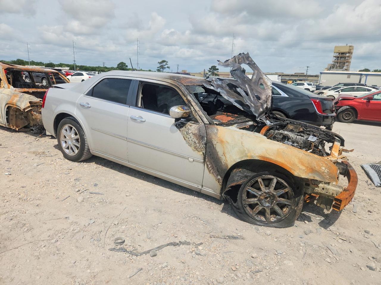 2008 Chrysler 300c Silver vin: 2C3KK63H18H219729