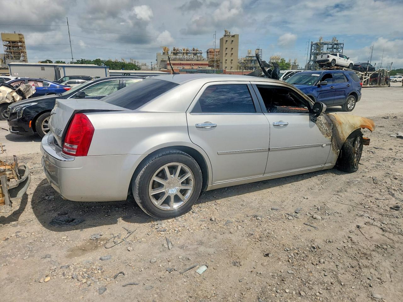 2008 Chrysler 300c Silver vin: 2C3KK63H18H219729