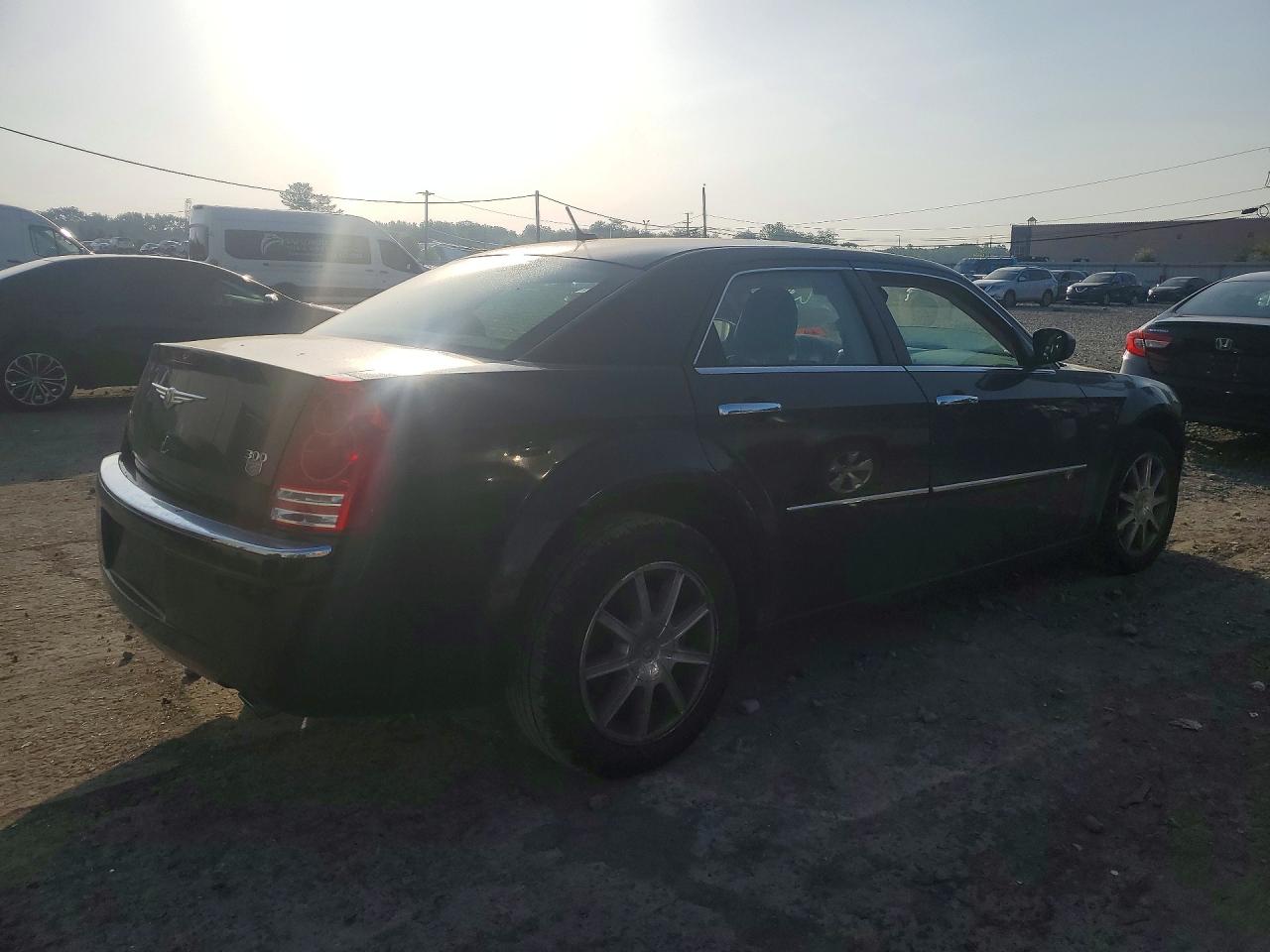 2008 Chrysler 300c Black vin: 2C3KK63H18H297900