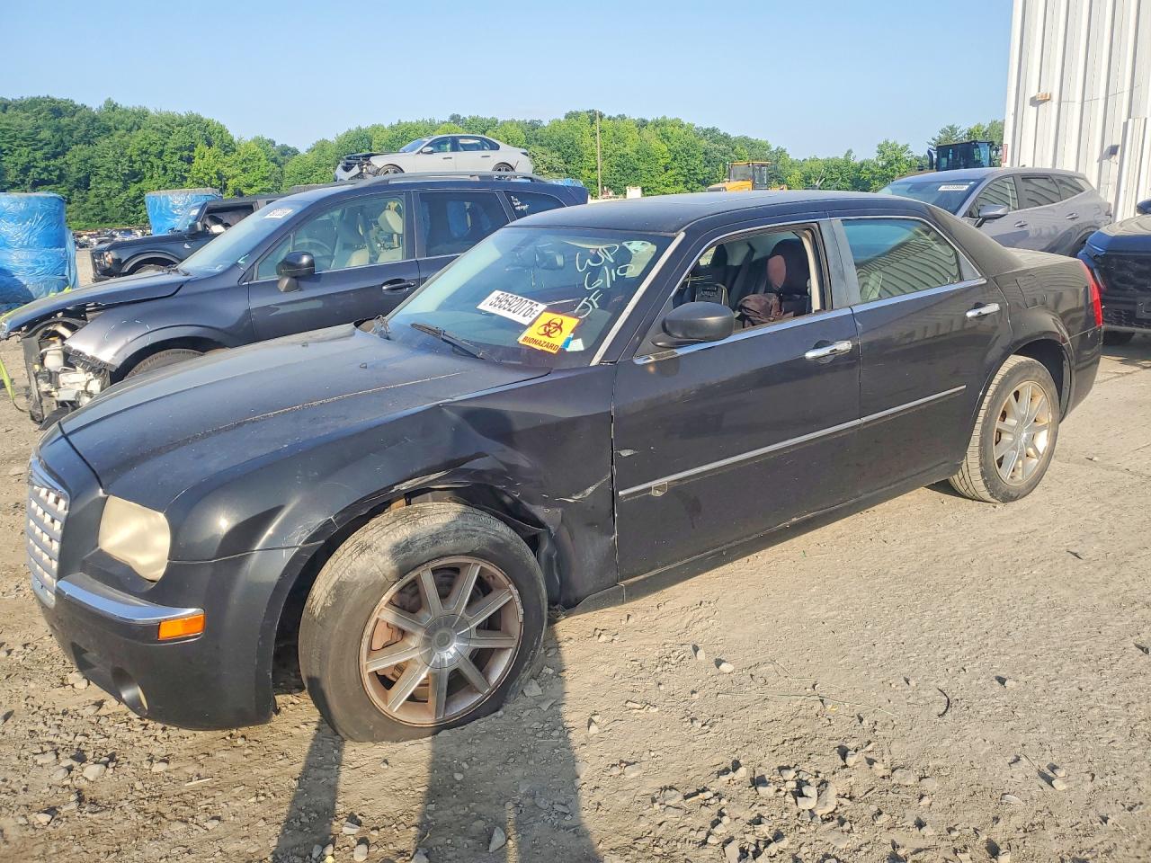 2008 Chrysler 300c Black vin: 2C3KK63H18H297900