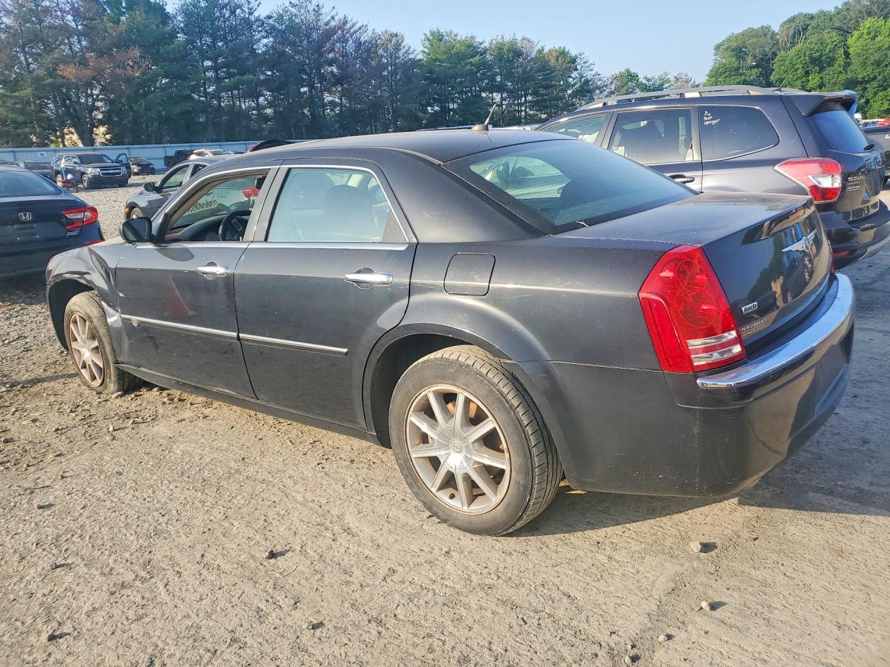 2008 Chrysler 300c Black vin: 2C3KK63H18H297900
