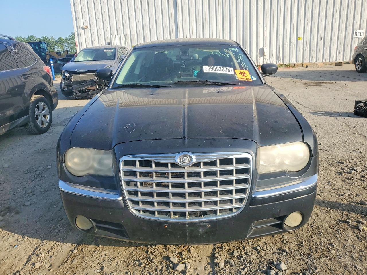 2008 Chrysler 300c Black vin: 2C3KK63H18H297900