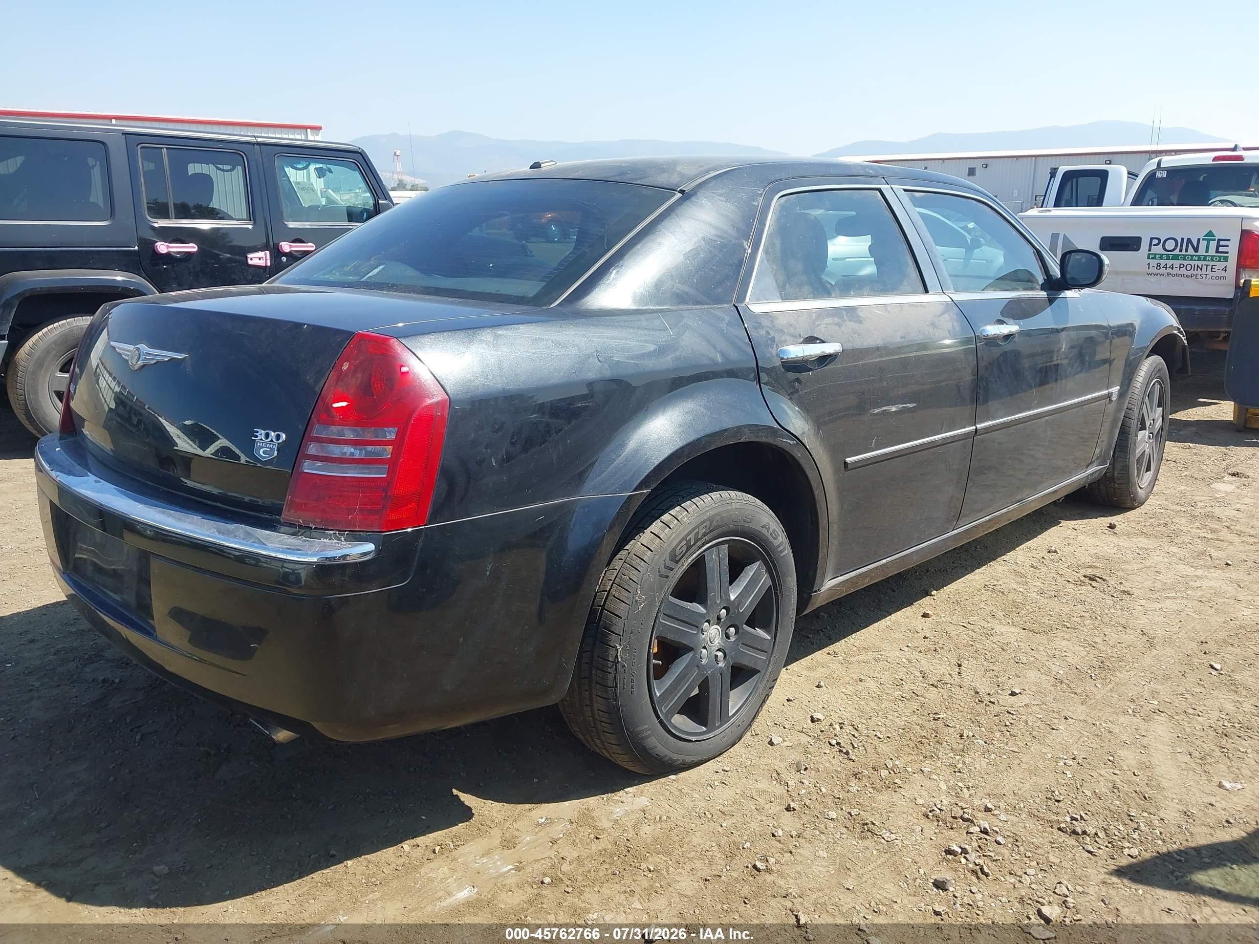 2006 Chrysler 300c   Black vin: 2C3KK63H96H424910