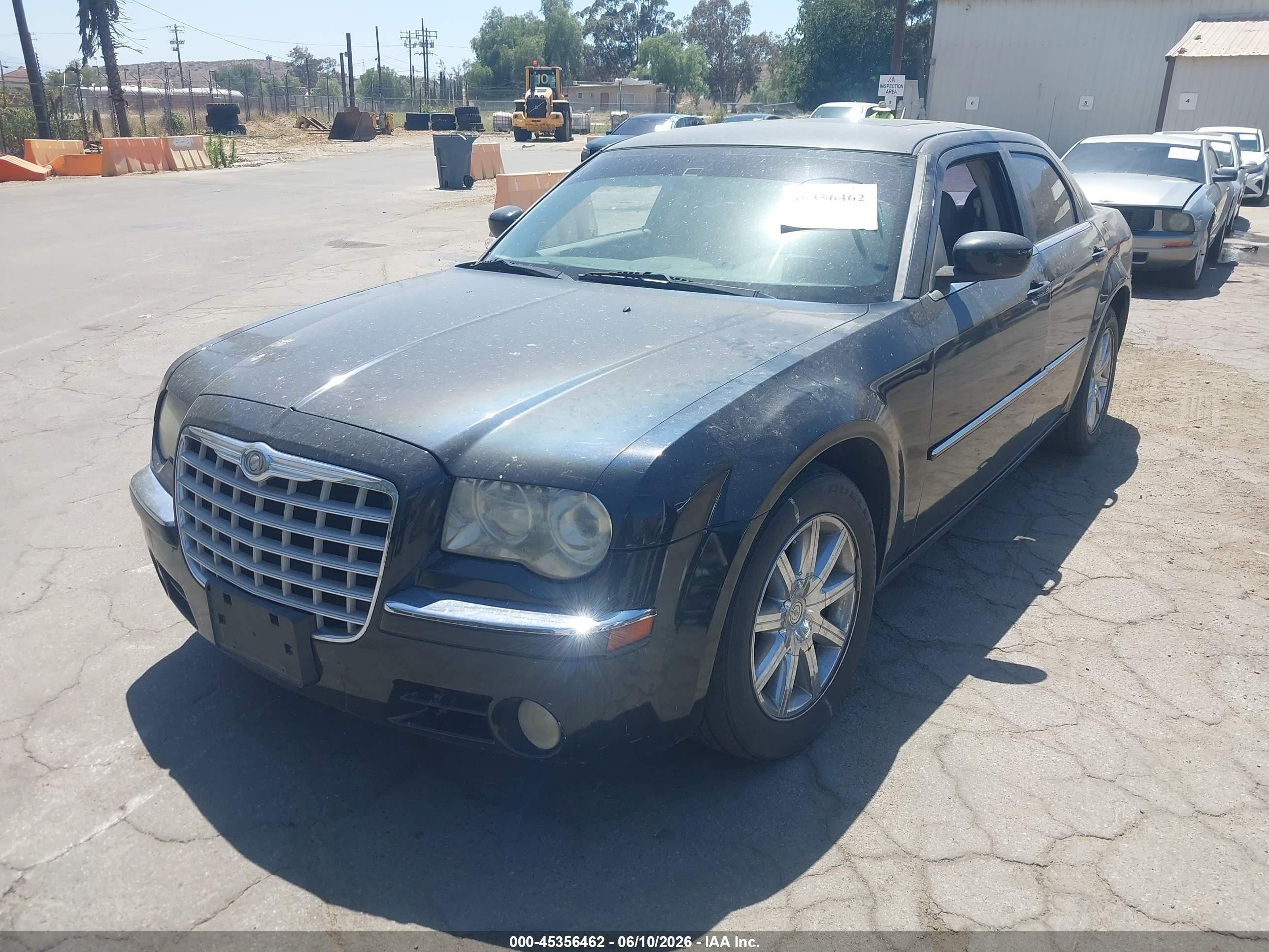 2008 Chrysler 300 Limited Black vin: 2C3LA33G38H223231