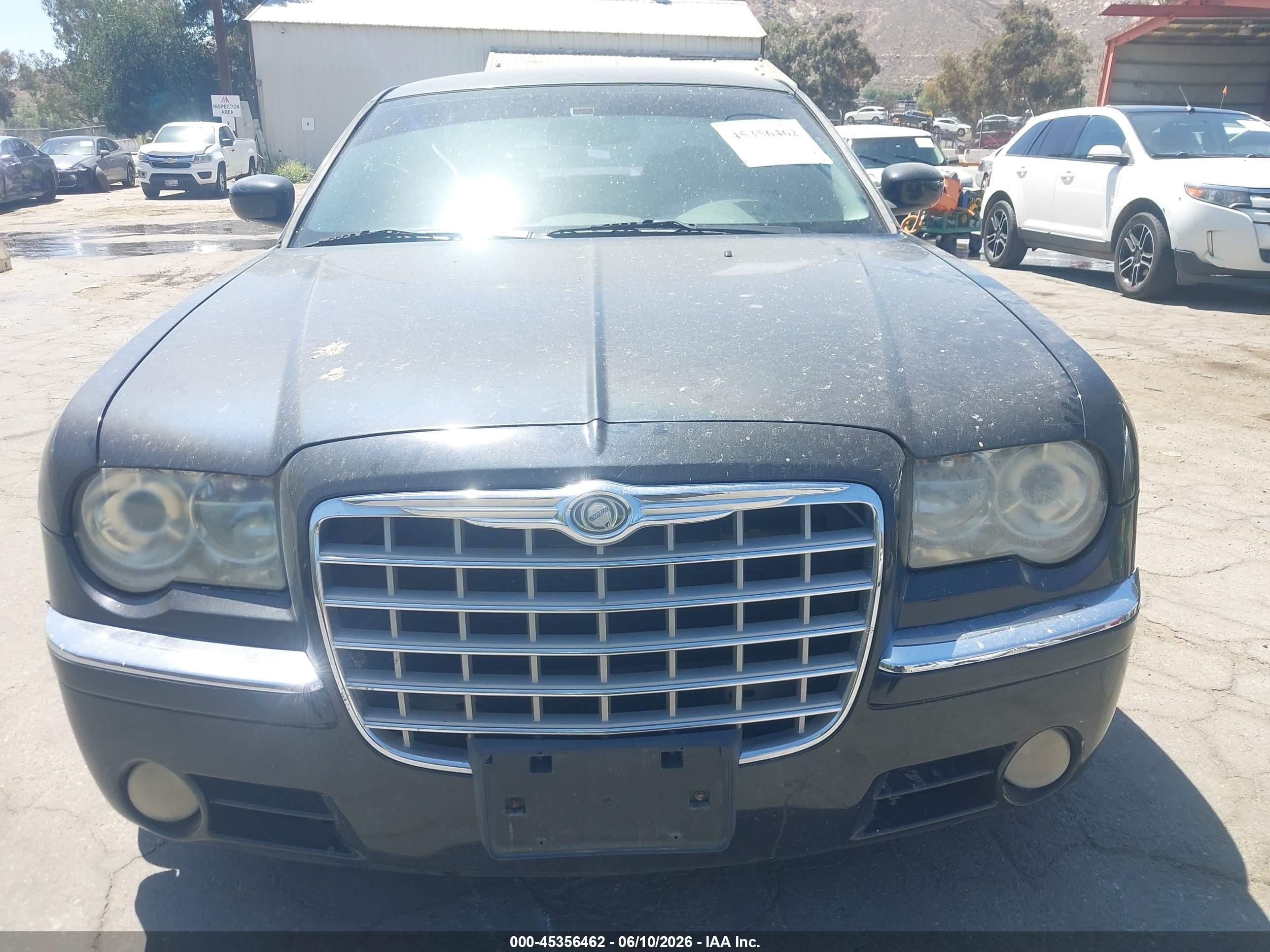 2008 Chrysler 300 Limited Black vin: 2C3LA33G38H223231