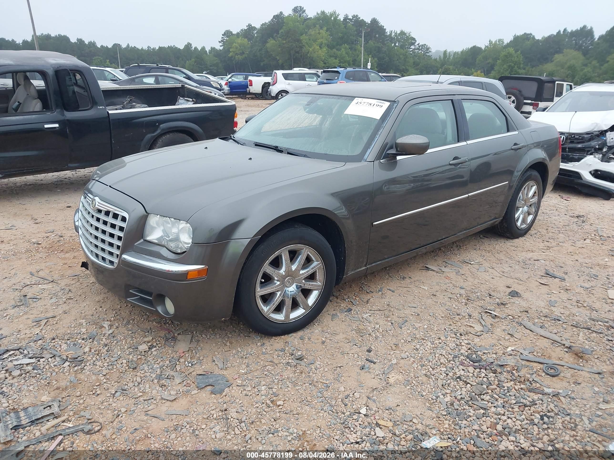 2008 Chrysler 300 Limited Gray vin: 2C3LA33G58H209119