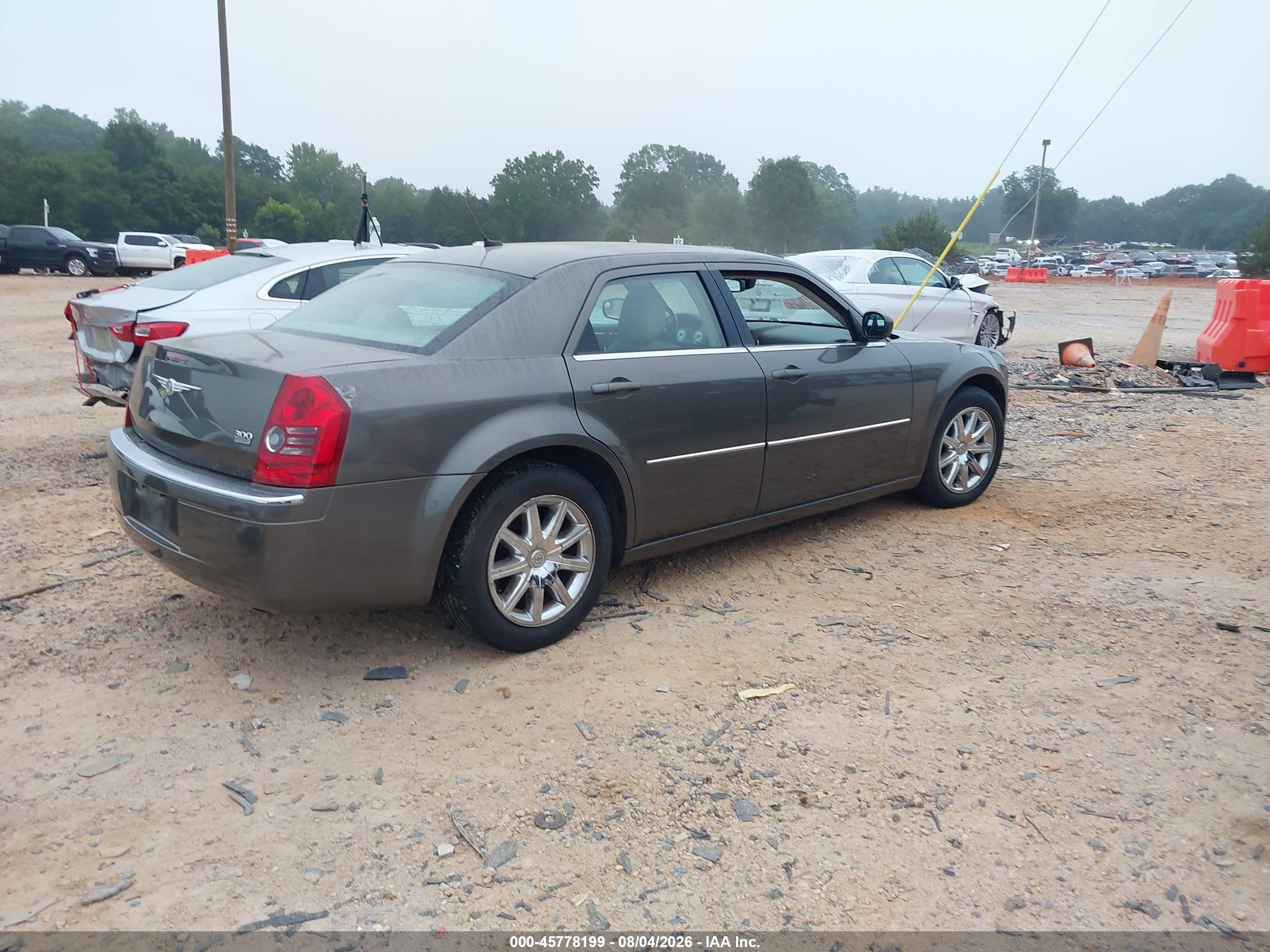 2008 Chrysler 300 Limited Gray vin: 2C3LA33G58H209119
