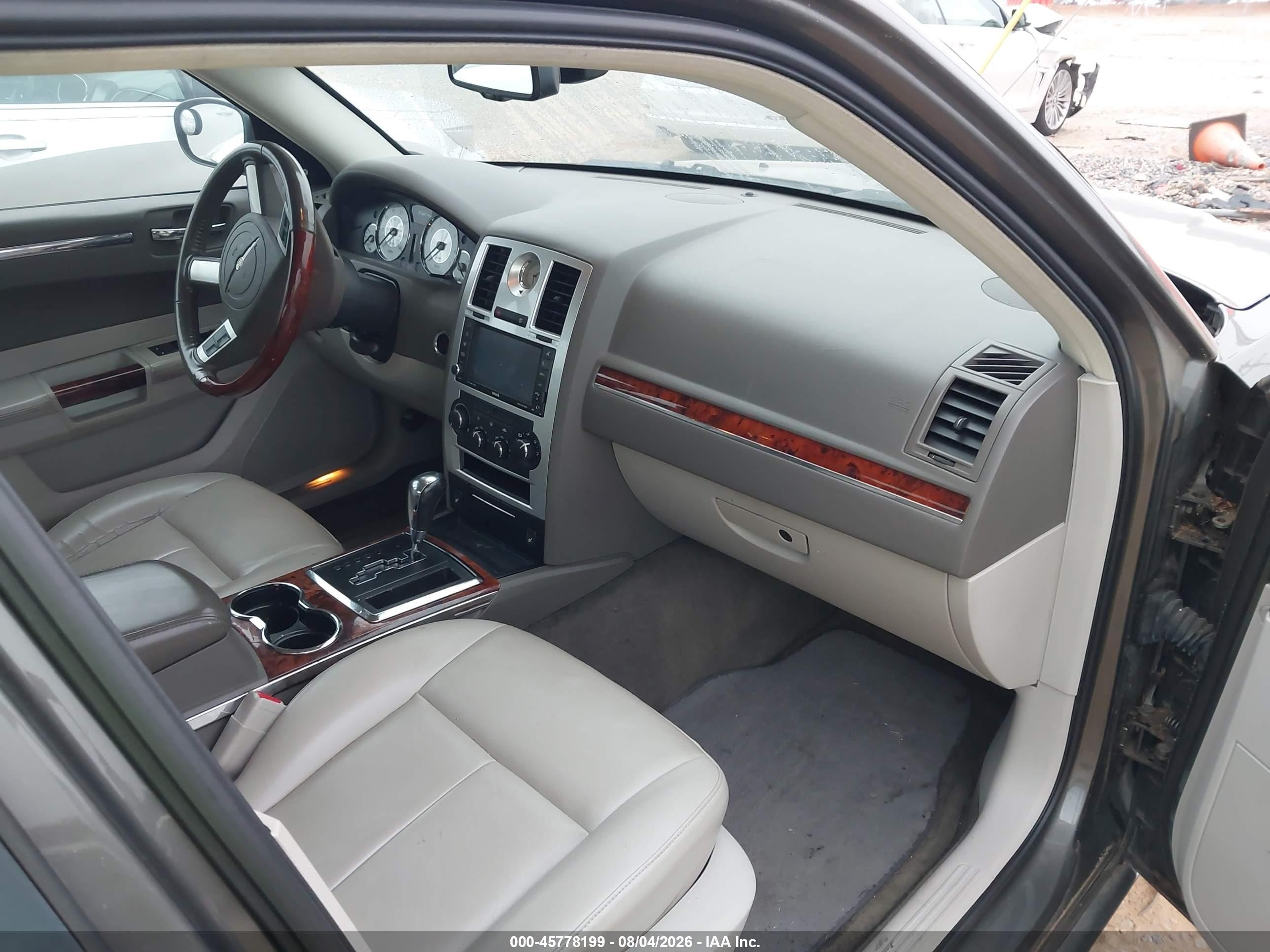 2008 Chrysler 300 Limited Gray vin: 2C3LA33G58H209119