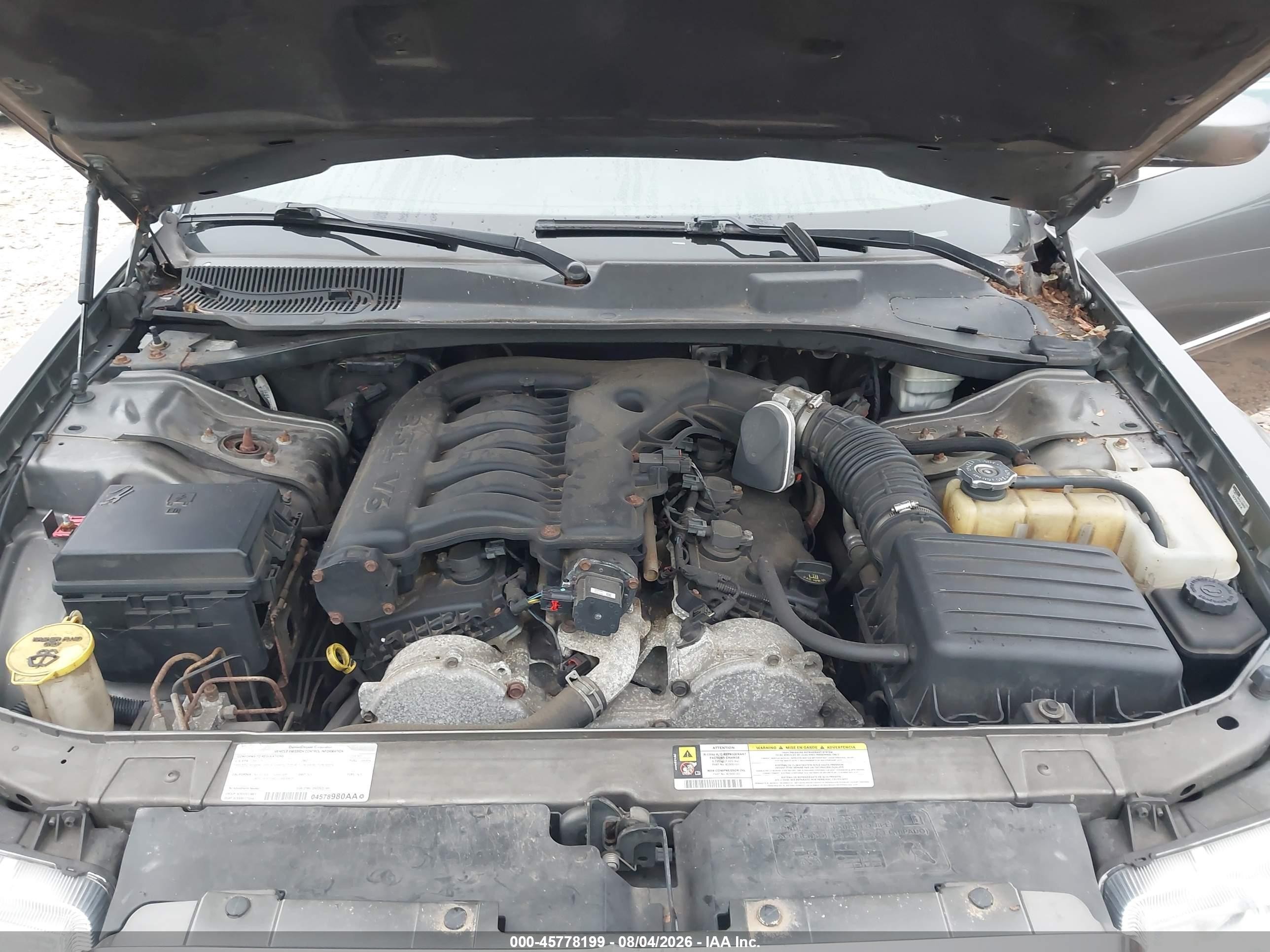 2008 Chrysler 300 Limited Gray vin: 2C3LA33G58H209119