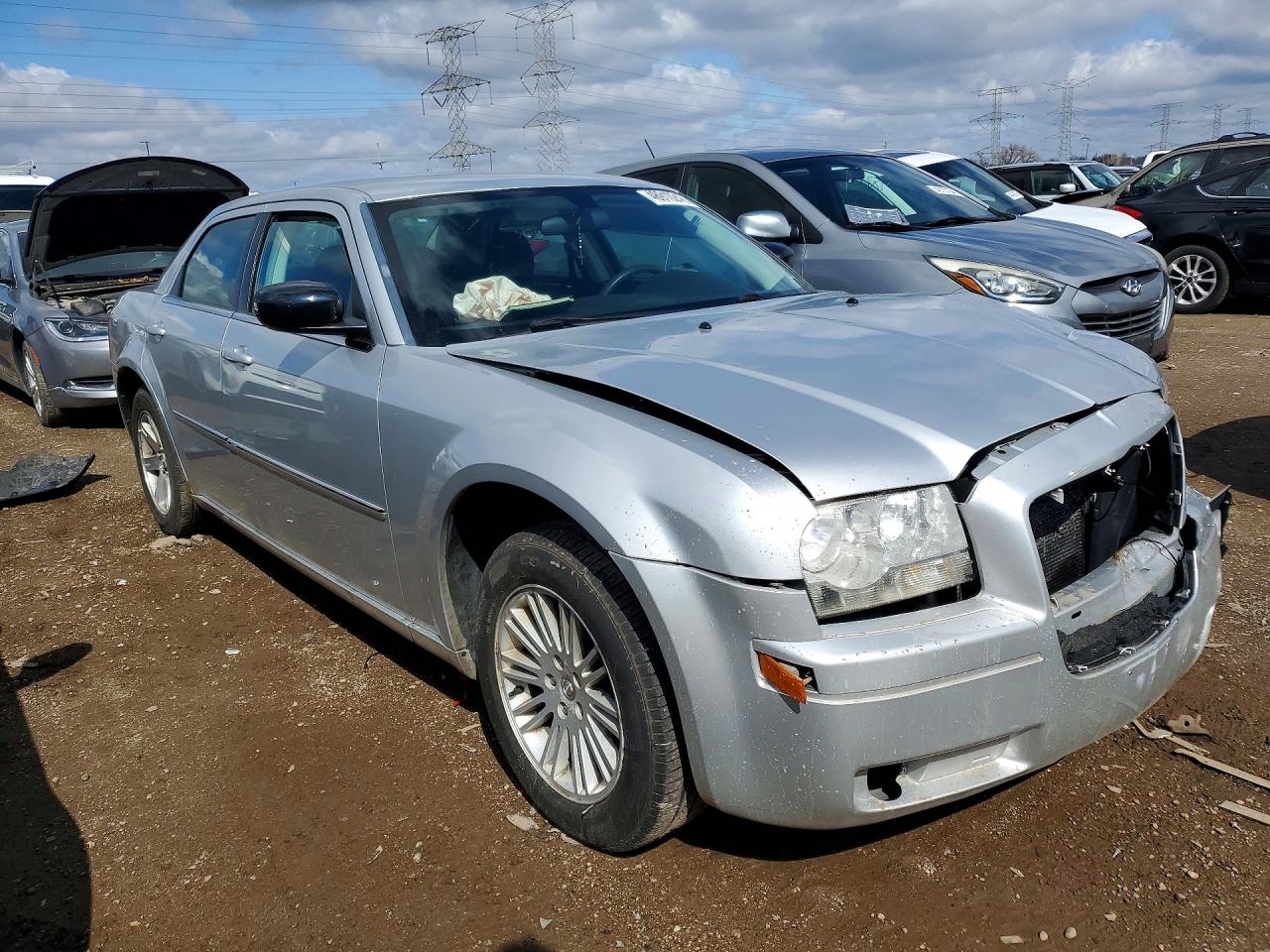 2009 Chrysler 300 Lx Silver vin: 2C3LA43D59H628195