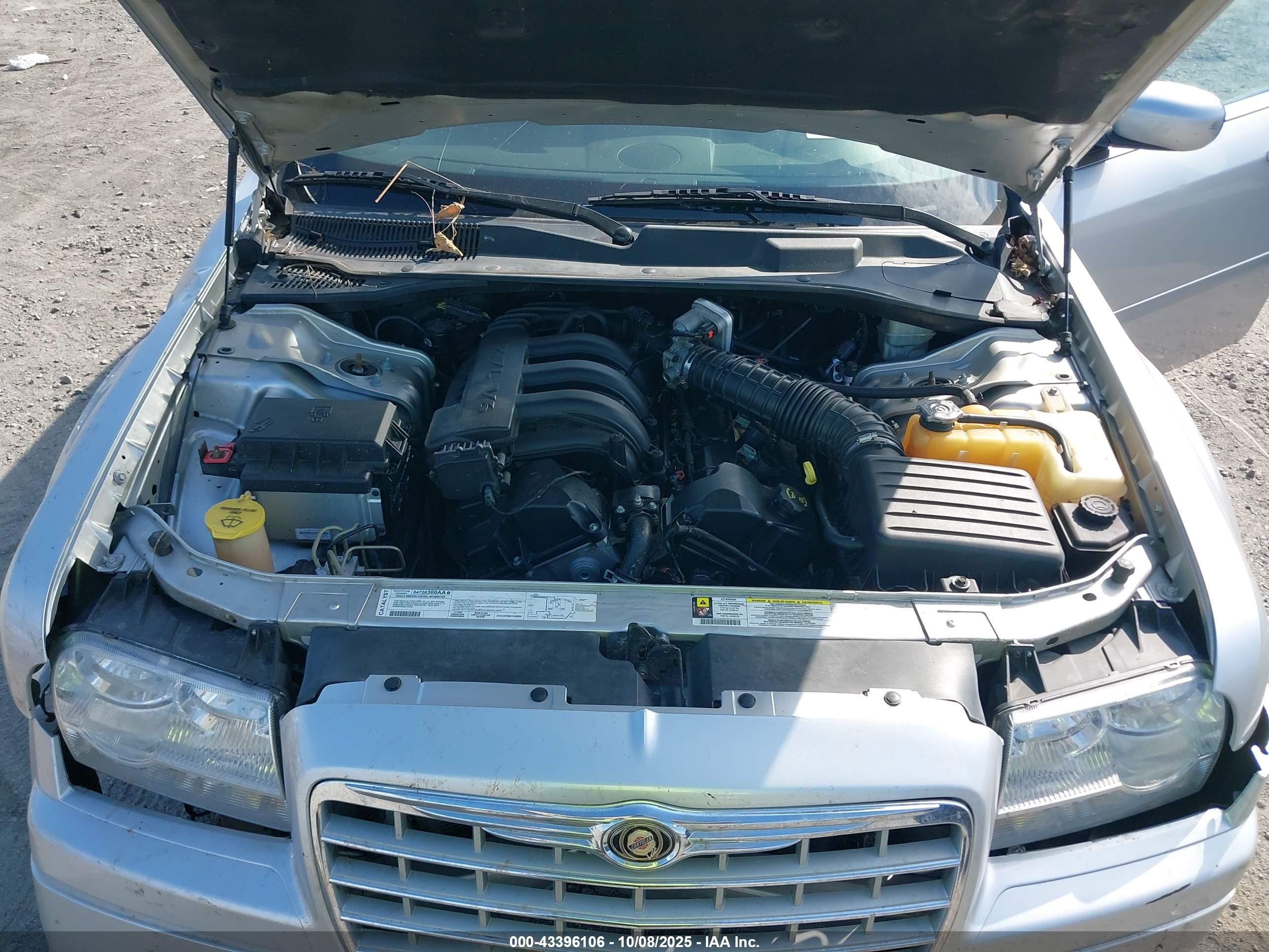 2006 Chrysler 300 Silver vin: 2C3LA43R26H514257