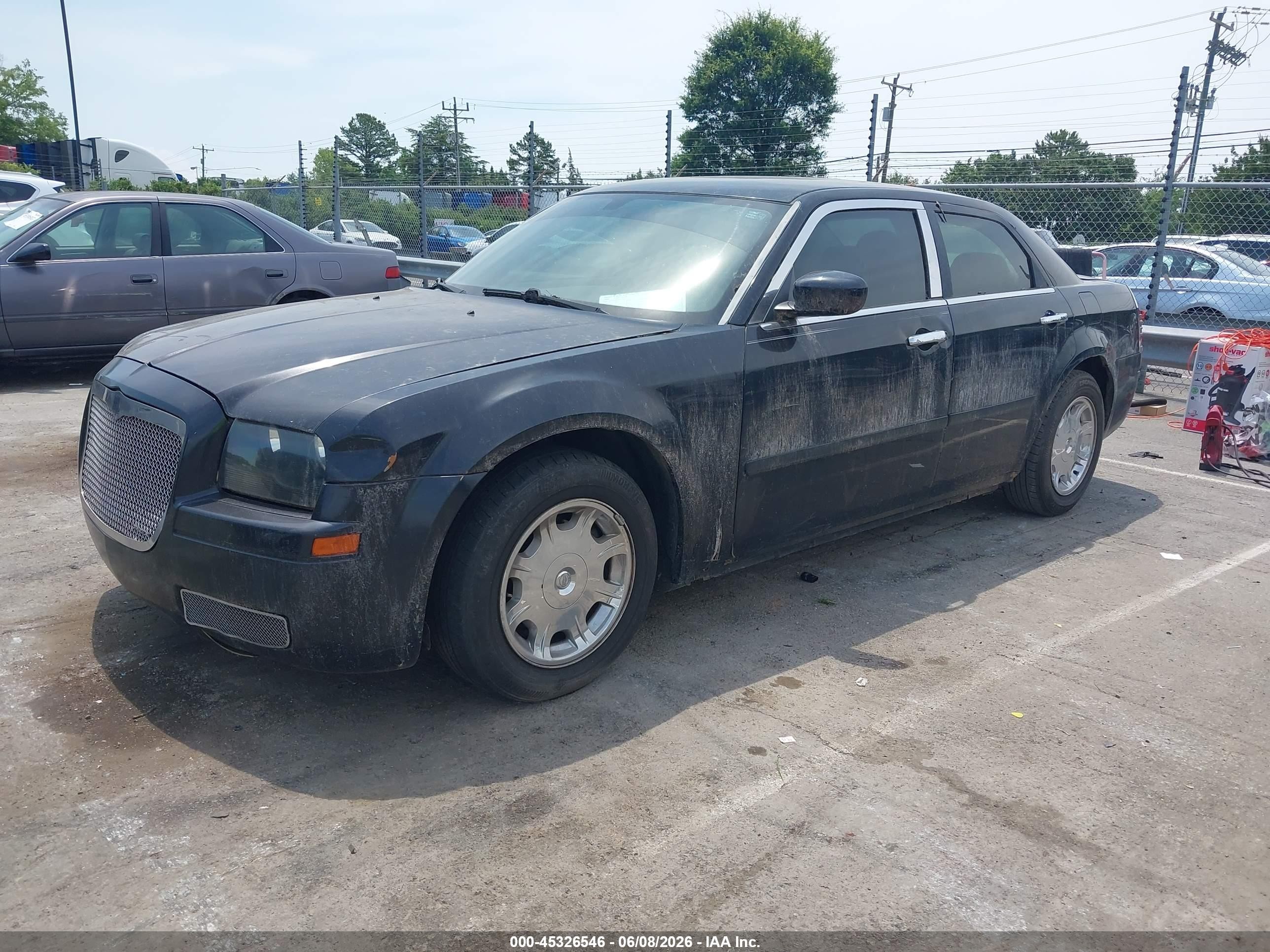 2006 Chrysler 300   Black vin: 2C3LA43R26H525467