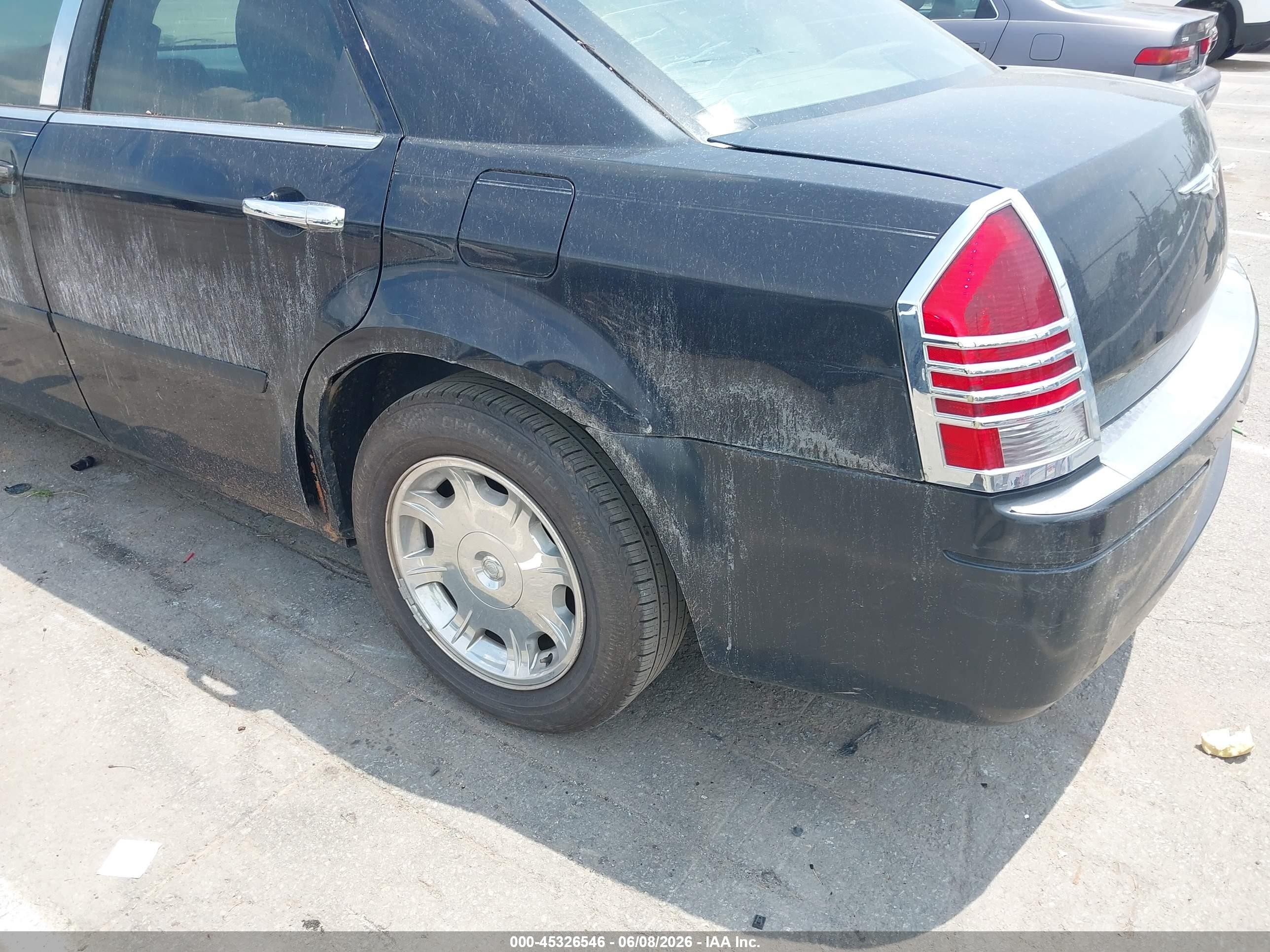 2006 Chrysler 300   Black vin: 2C3LA43R26H525467