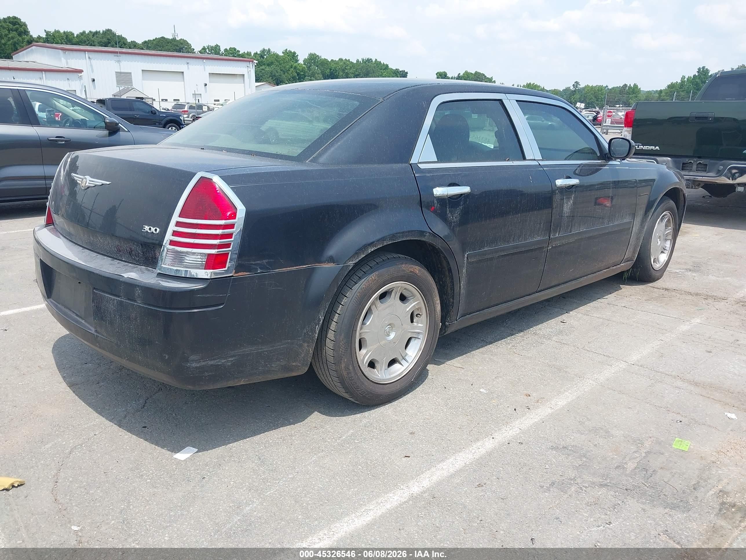 2006 Chrysler 300   Black vin: 2C3LA43R26H525467