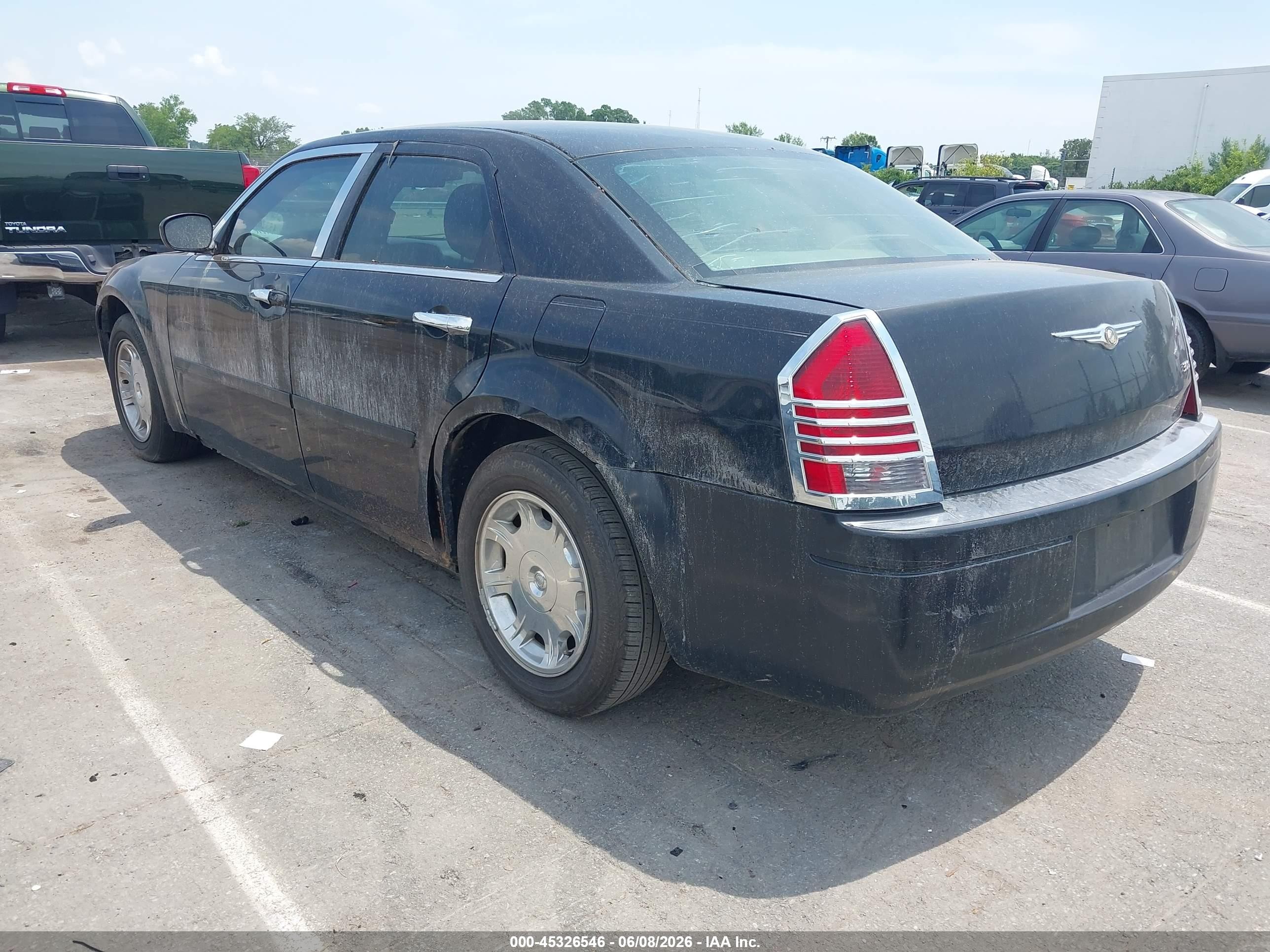 2006 Chrysler 300   Black vin: 2C3LA43R26H525467