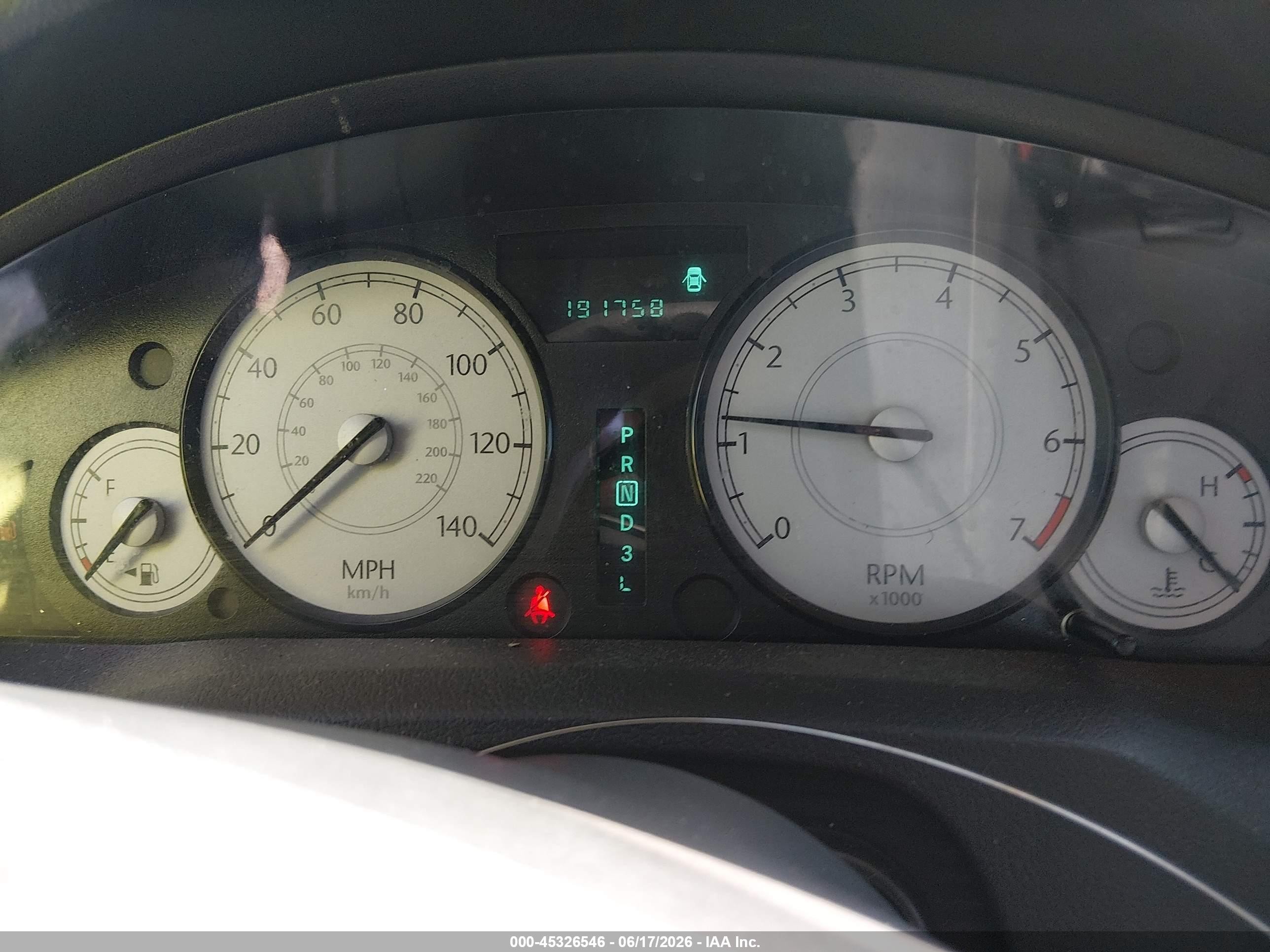 2006 Chrysler 300   Black vin: 2C3LA43R26H525467