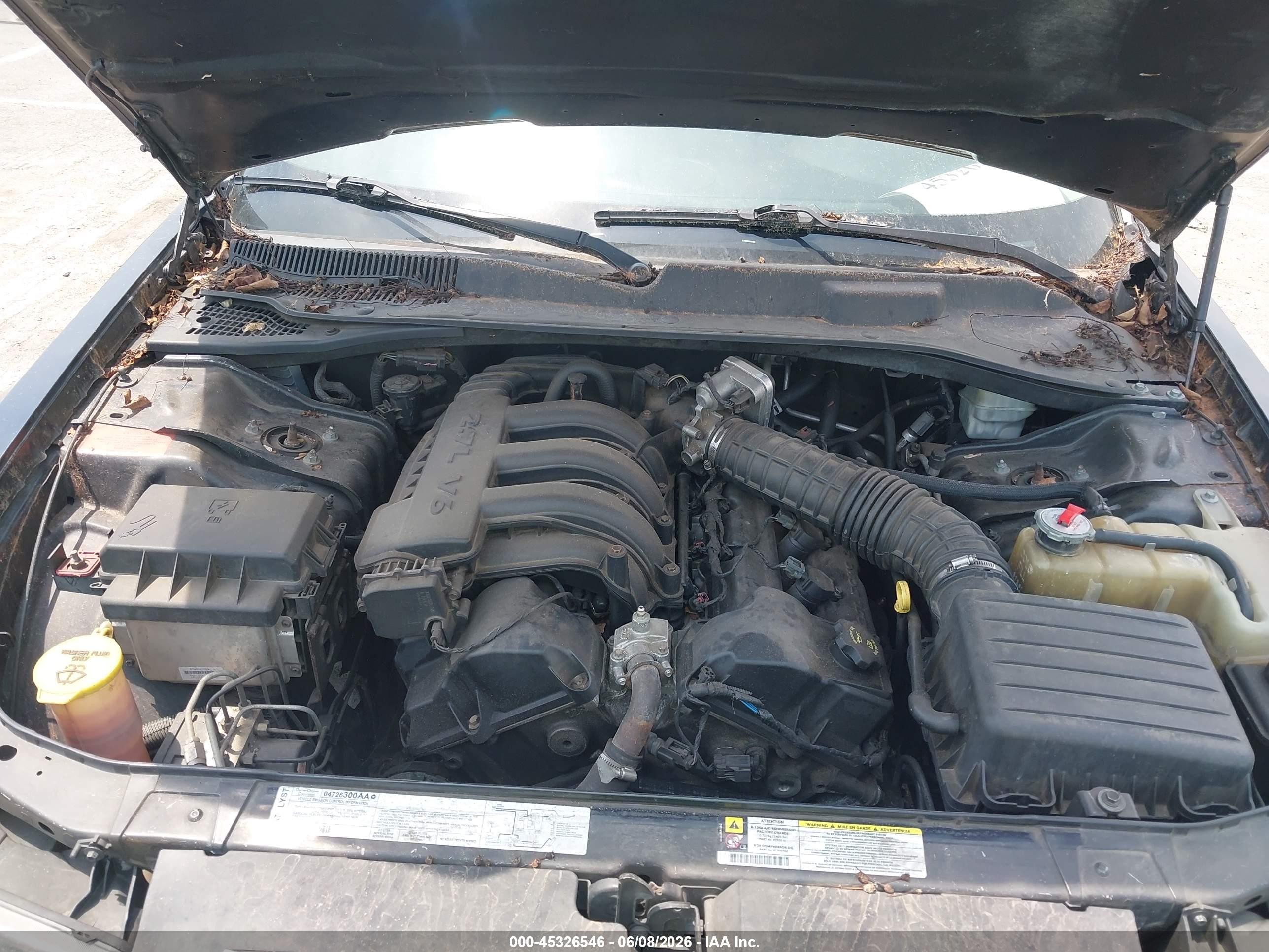 2006 Chrysler 300   Black vin: 2C3LA43R26H525467