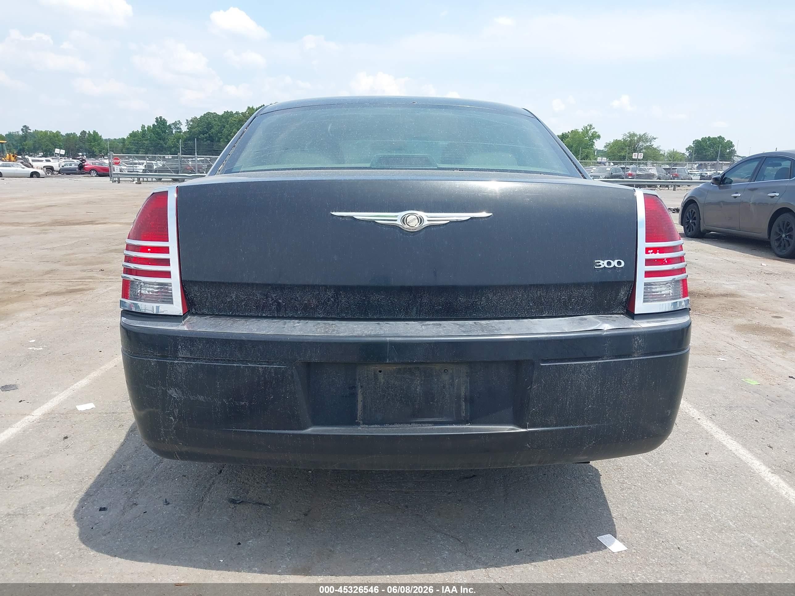 2006 Chrysler 300   Black vin: 2C3LA43R26H525467