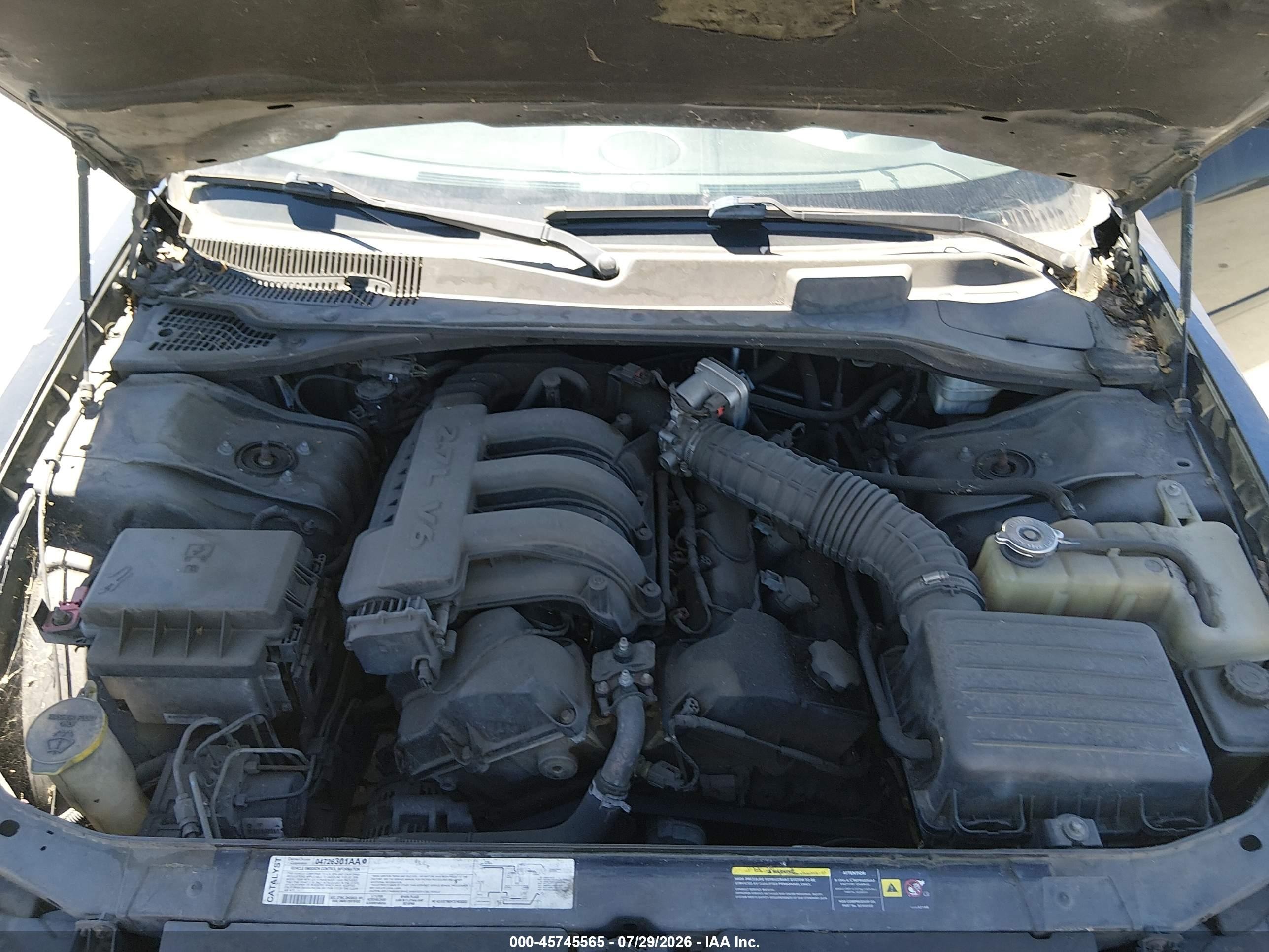 2006 Chrysler 300   Black vin: 2C3LA43R46H298301