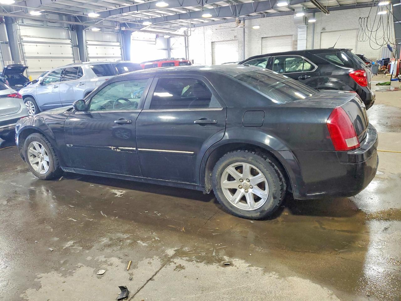 2007 Chrysler 300 Black vin: 2C3LA43R47H862479