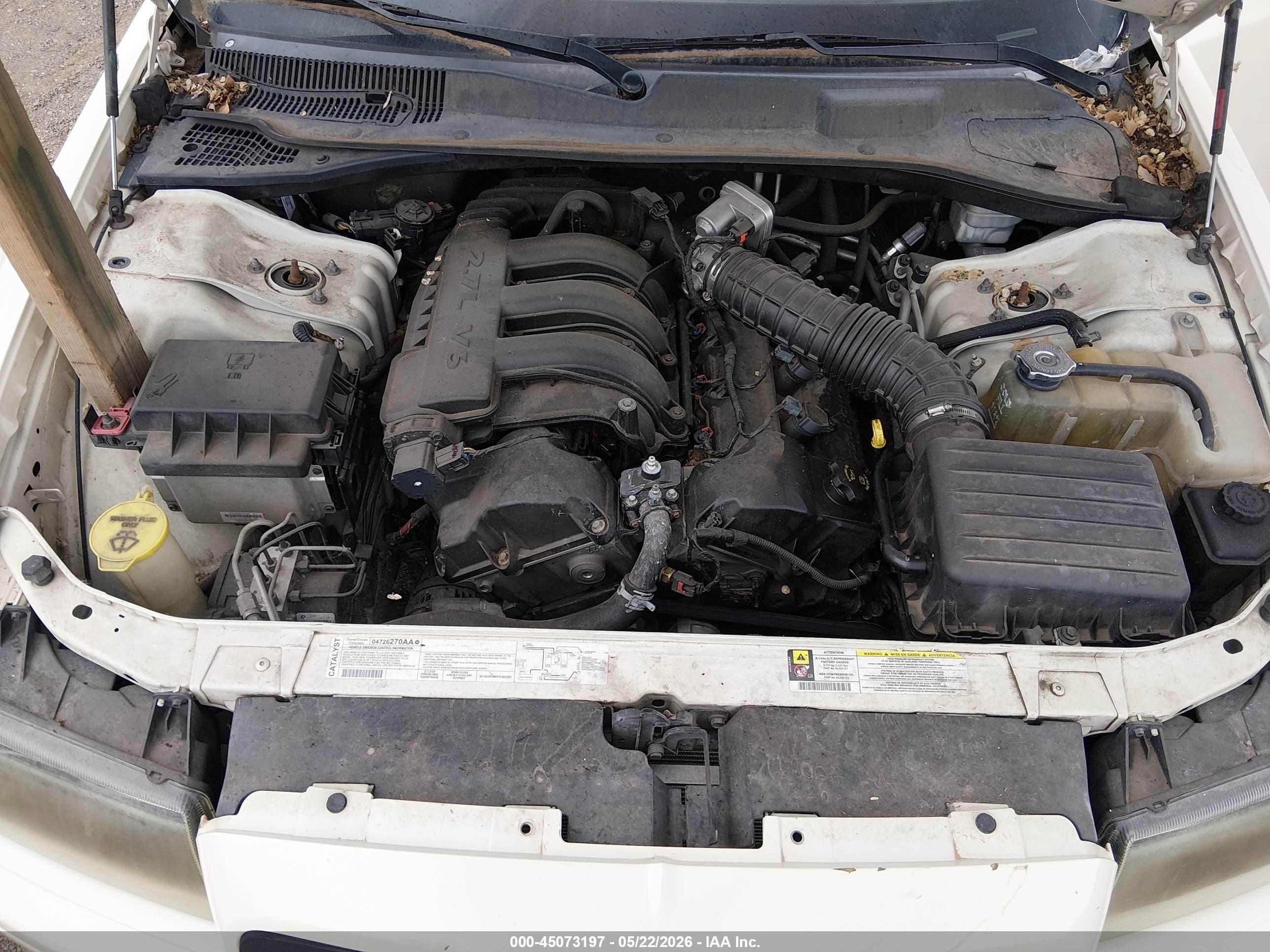 2007 Chrysler 300   Белый vin: 2C3LA43R57H600664