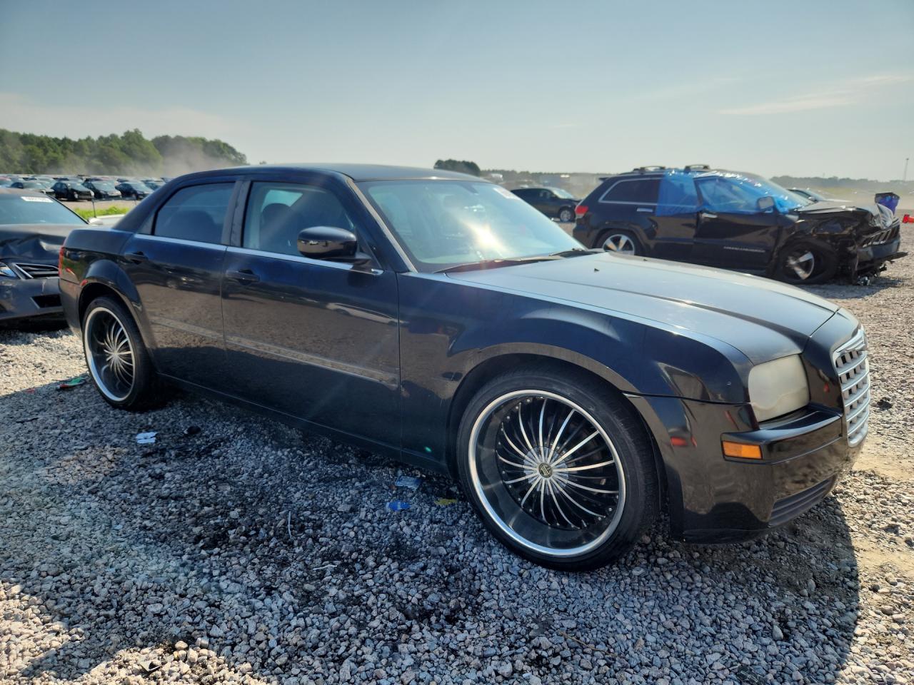 2007 Chrysler 300 Black vin: 2C3LA43R67H743199