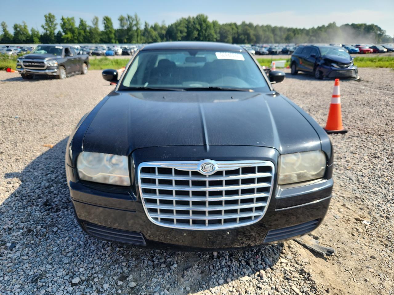 2007 Chrysler 300 Black vin: 2C3LA43R67H743199