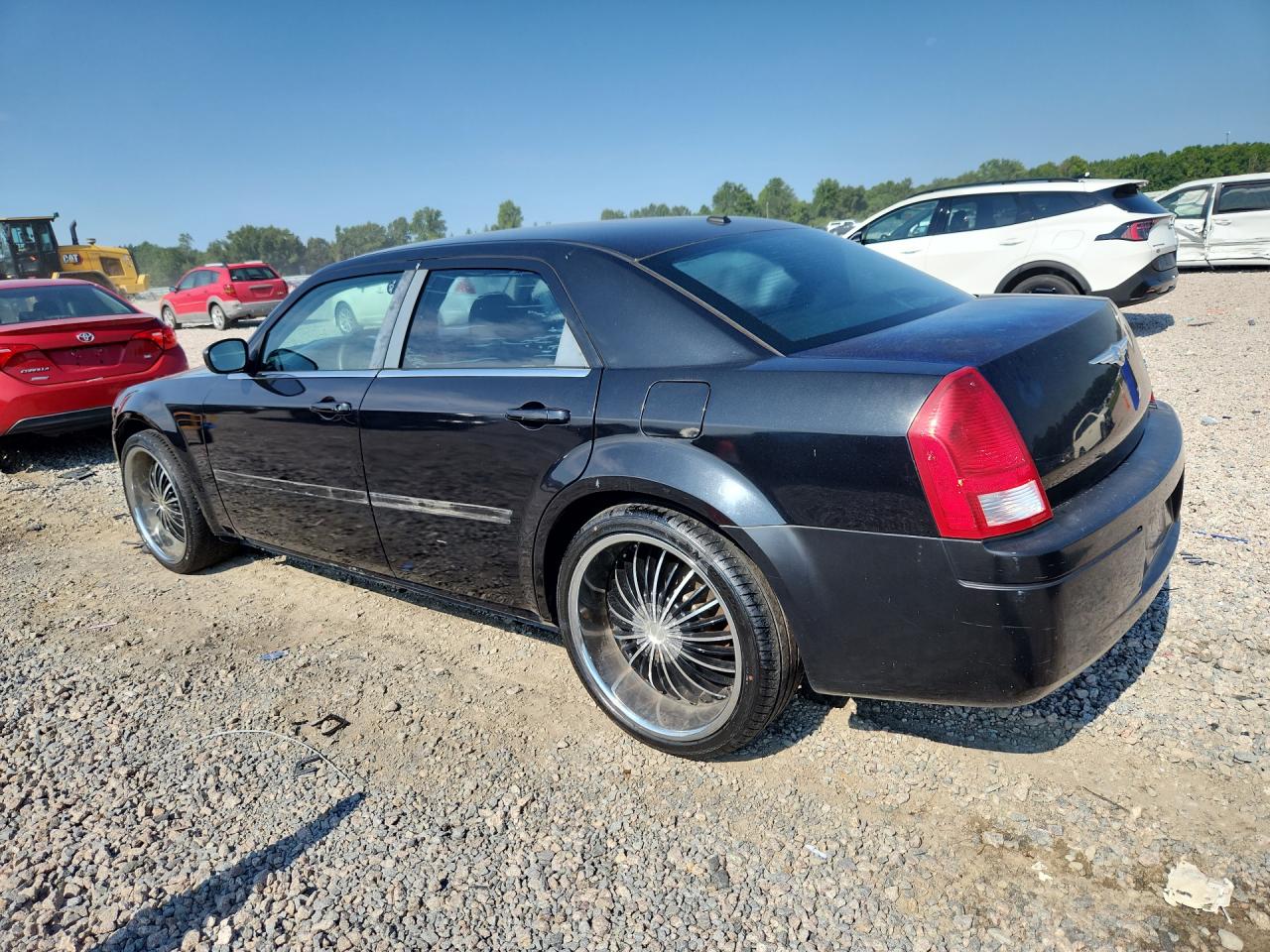 2007 Chrysler 300 Black vin: 2C3LA43R67H743199