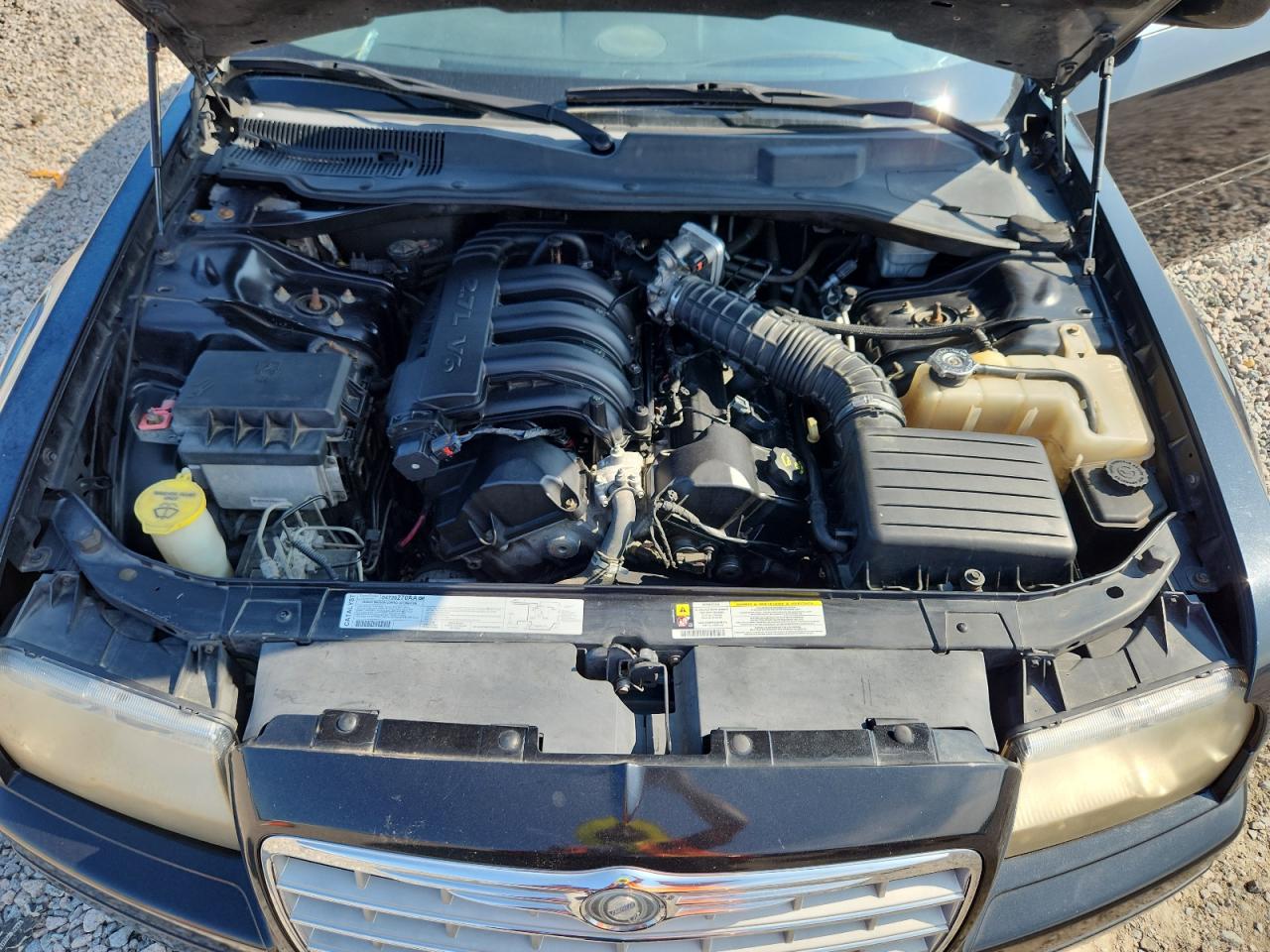 2007 Chrysler 300 Black vin: 2C3LA43R67H743199