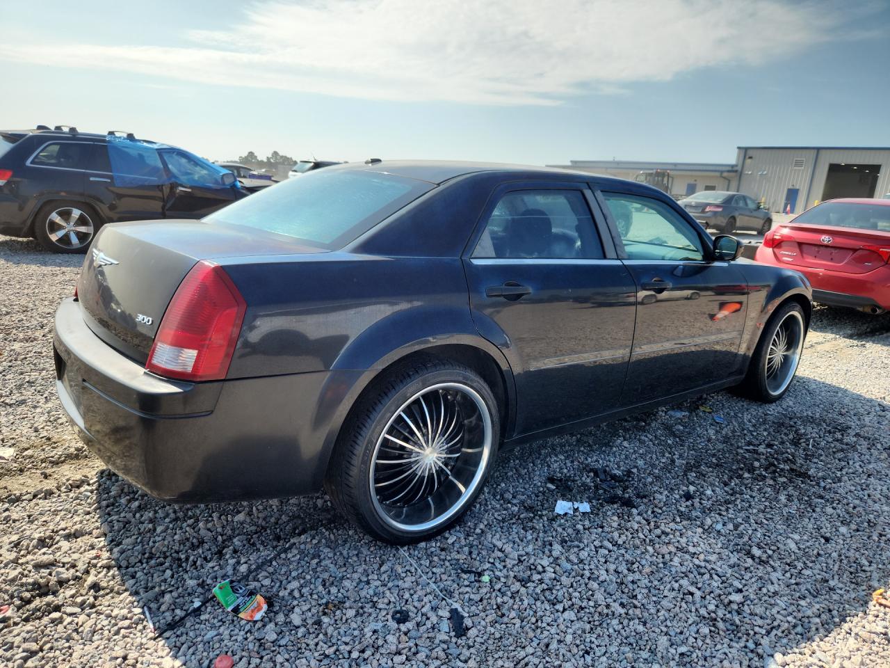 2007 Chrysler 300 Black vin: 2C3LA43R67H743199