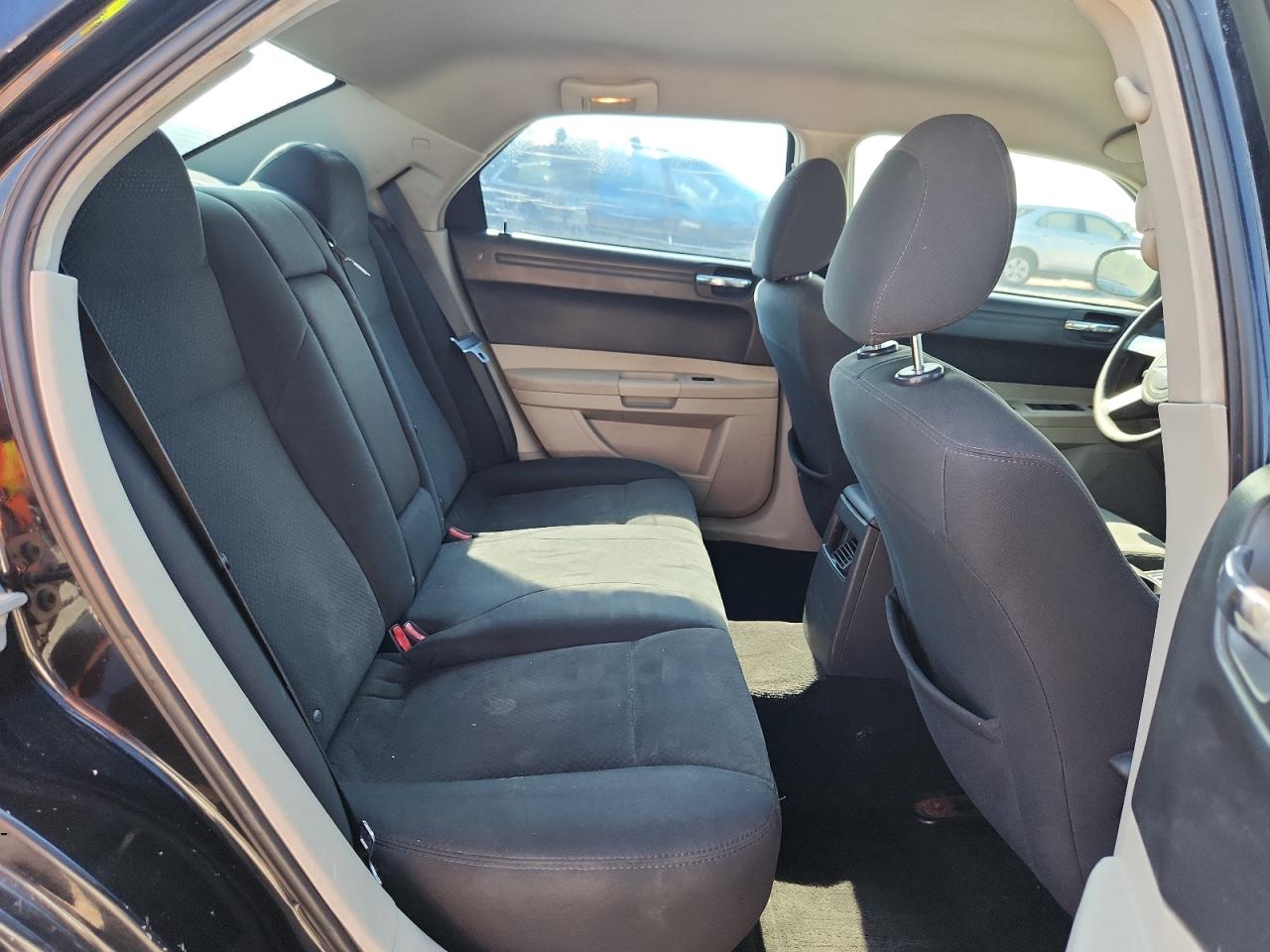 2007 Chrysler 300 Black vin: 2C3LA43R67H743199