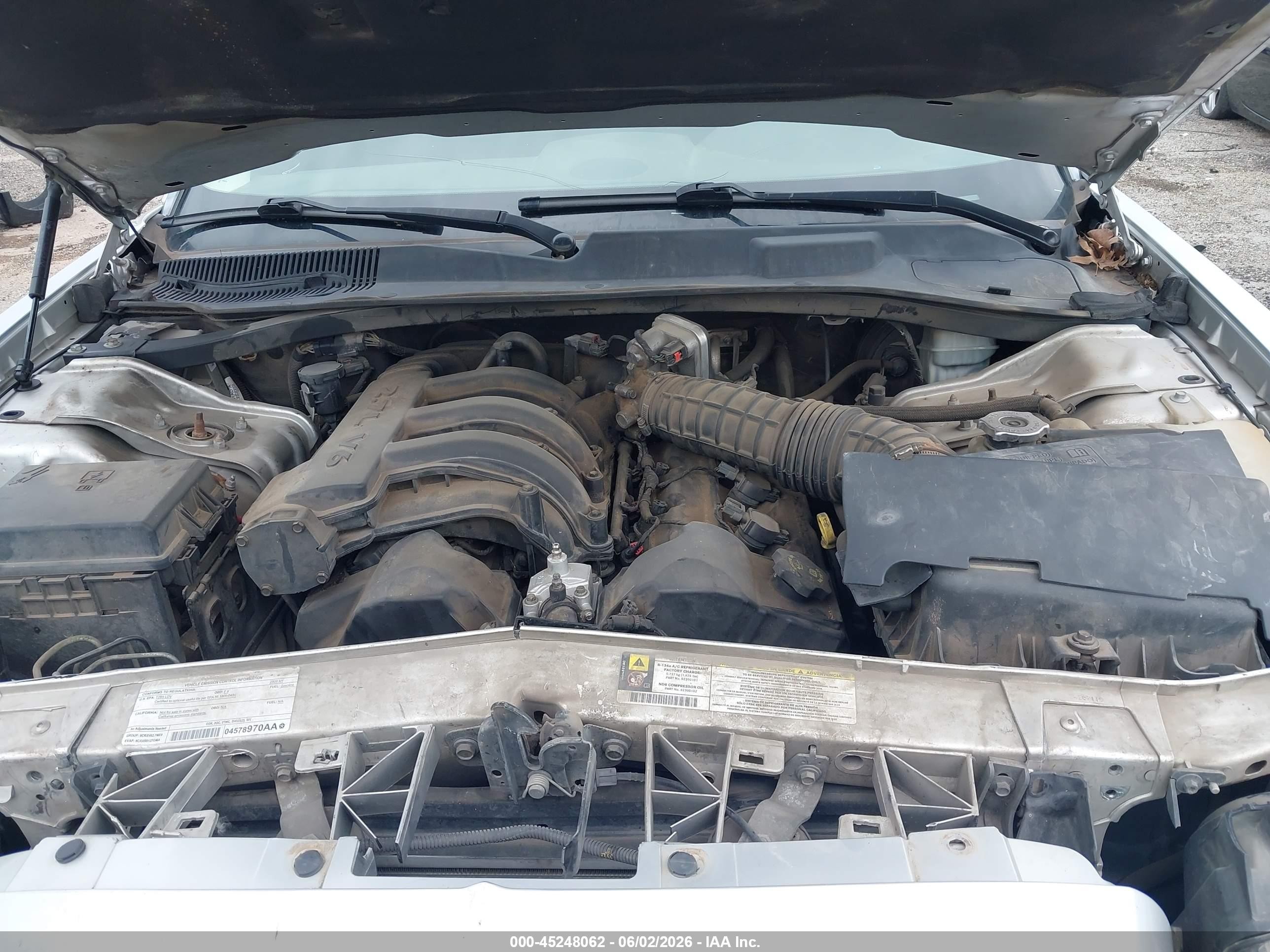 2008 Chrysler 300 Lx Silver vin: 2C3LA43R98H209342