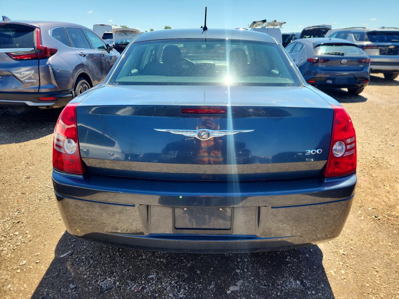 2008 Chrysler 300 Lx Blue vin: 2C3LA43R98H260484