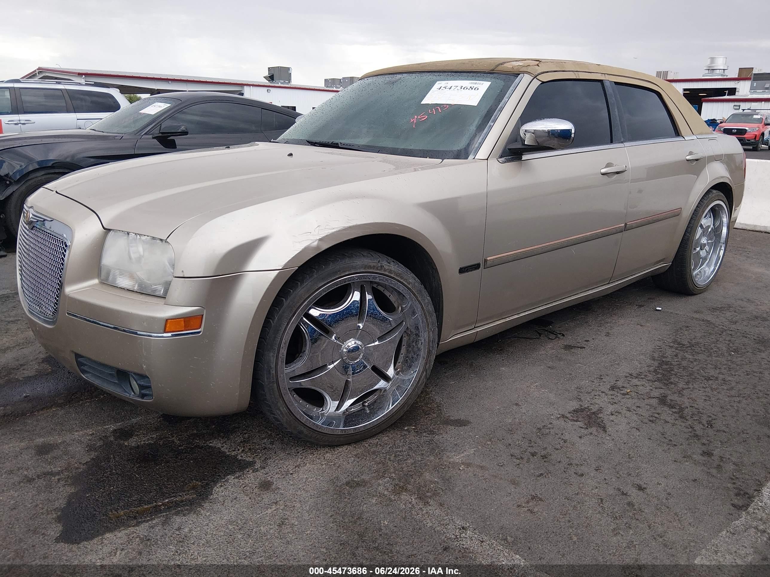2006 Chrysler 300 Touring Бежевый vin: 2C3LA53G16H400335