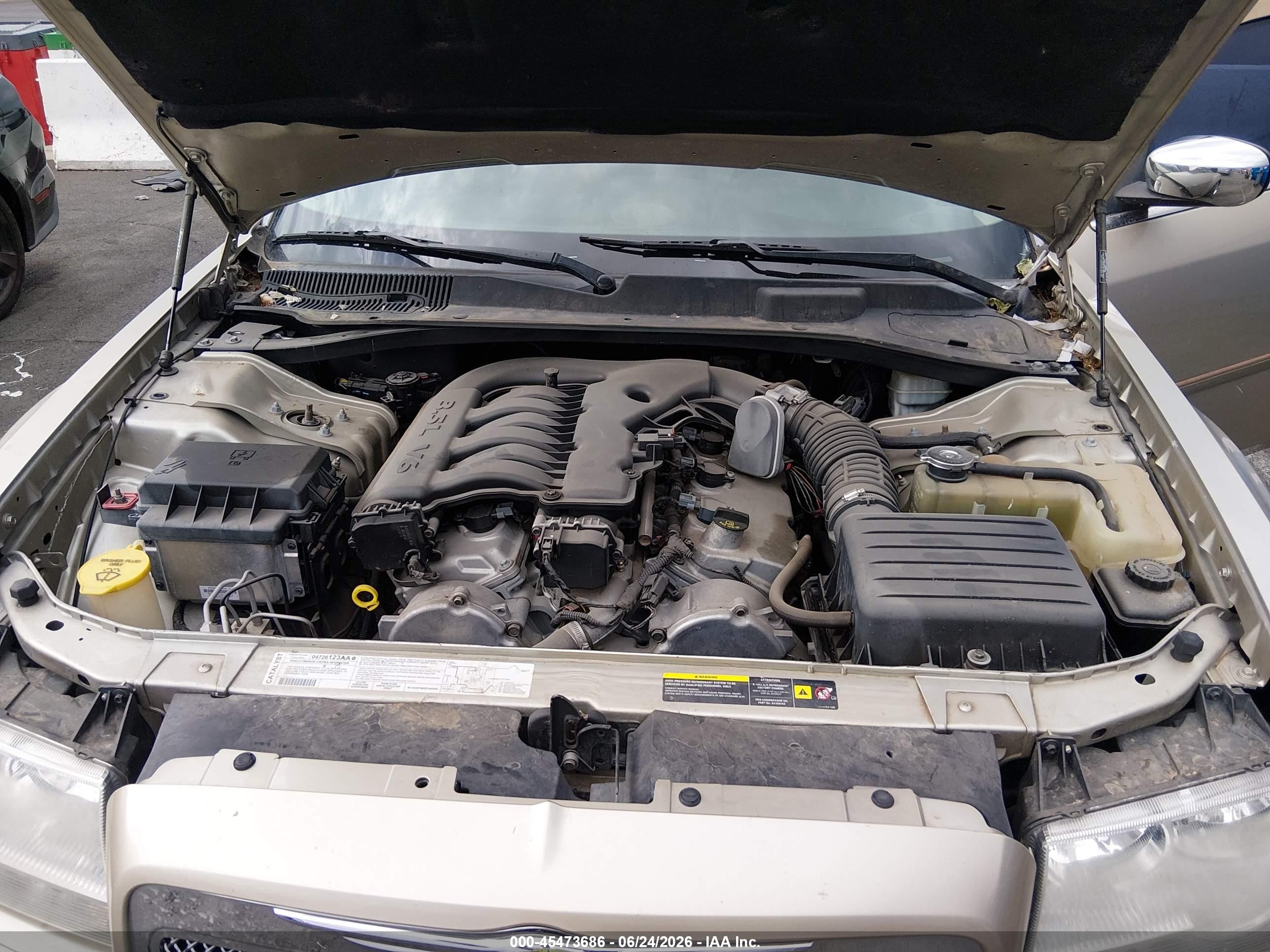 2006 Chrysler 300 Touring Бежевый vin: 2C3LA53G16H400335