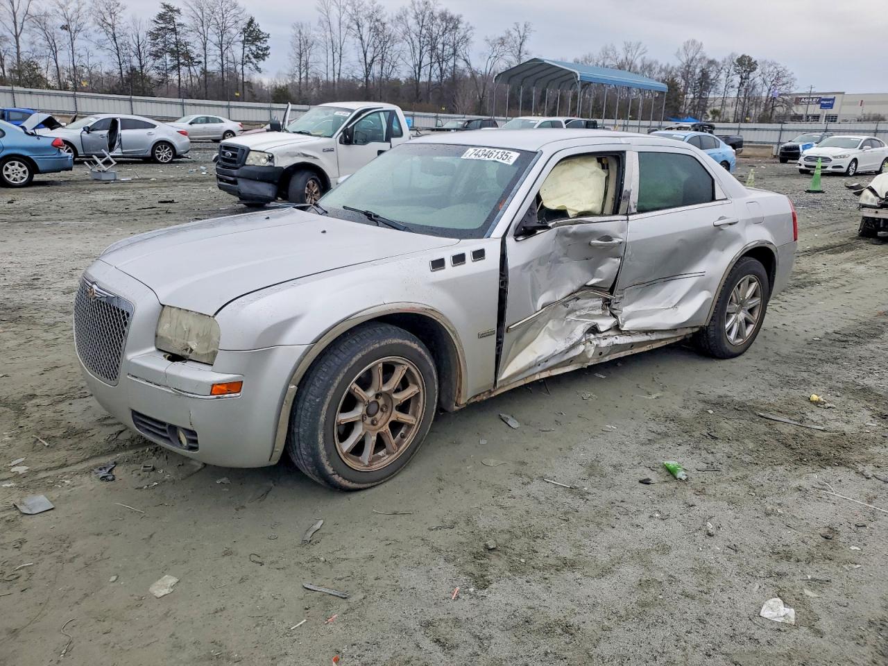 2008 Chrysler 300 Touring Silver vin: 2C3LA53G28H165317