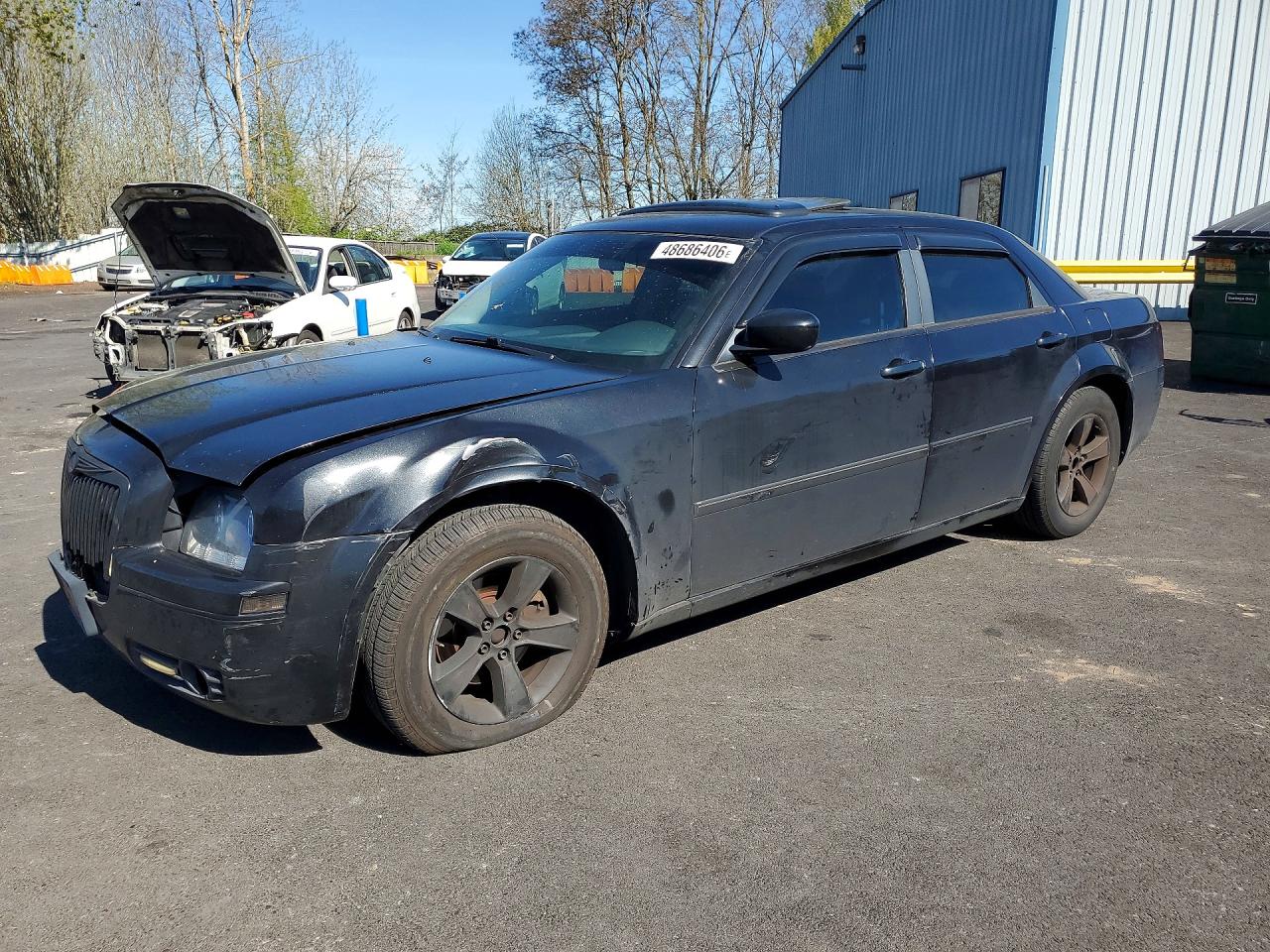 2007 Chrysler 300 Touring Черный vin: 2C3LA53G37H776147