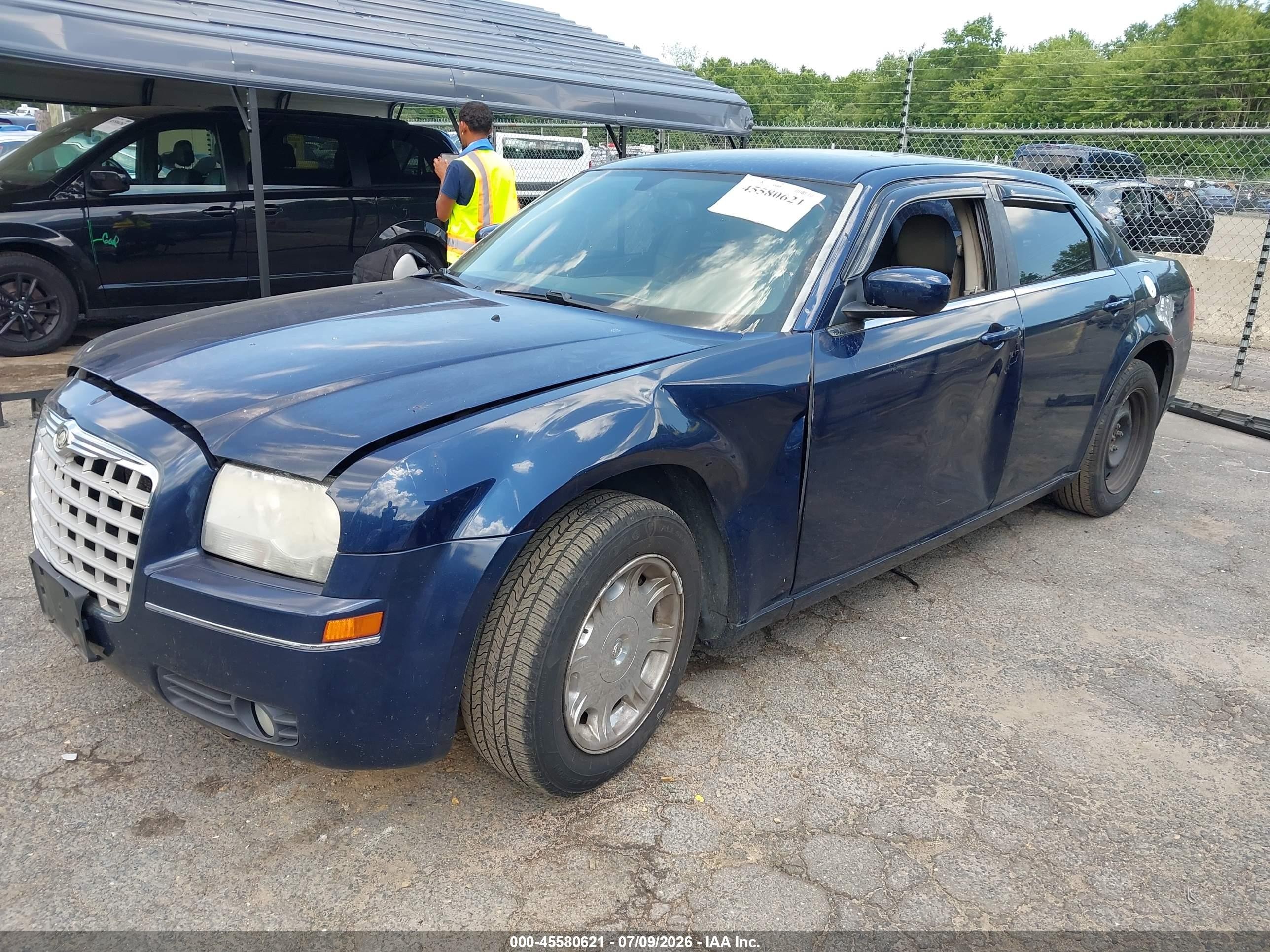 2006 Chrysler 300 Touring Blue vin: 2C3LA53G46H175957