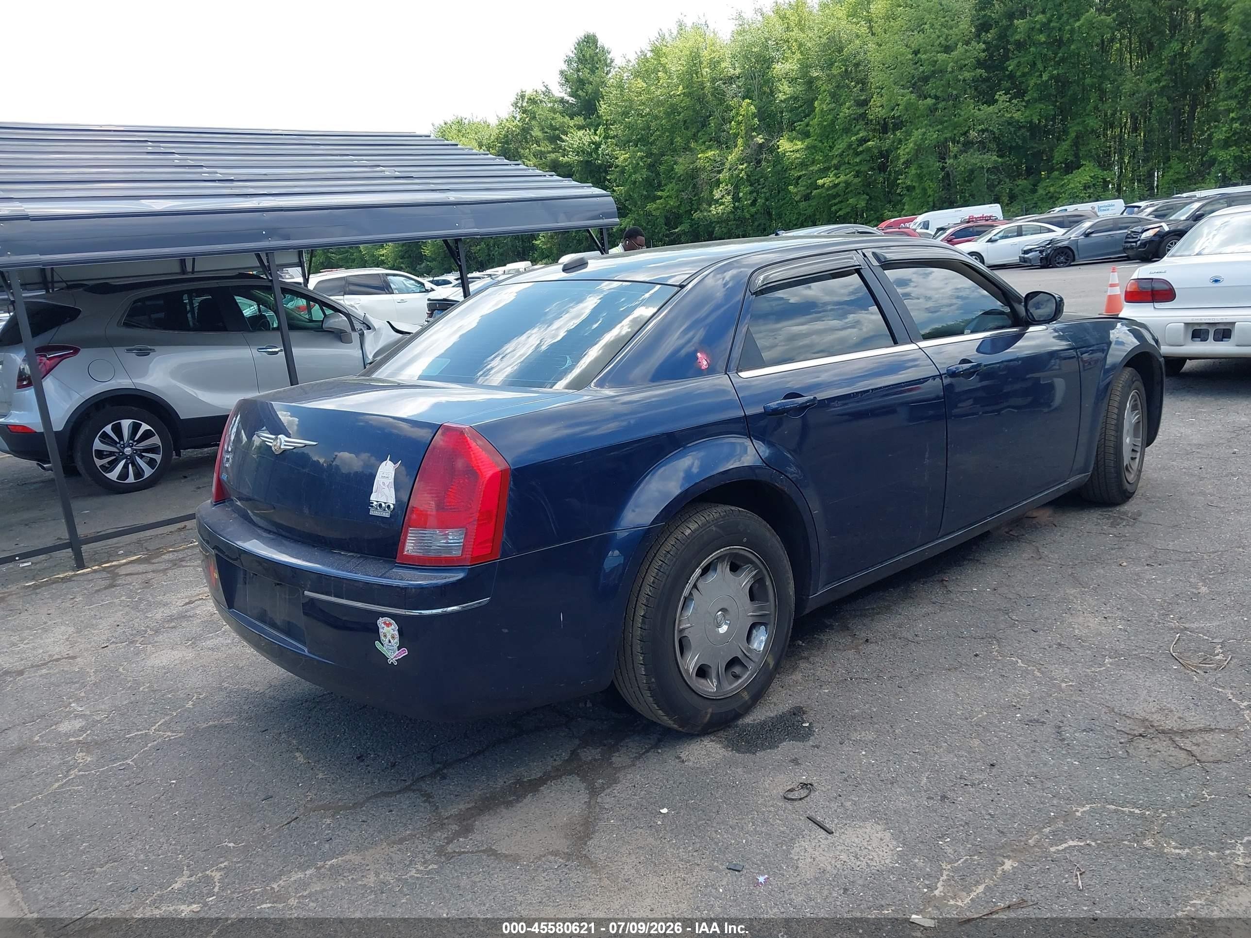 2006 Chrysler 300 Touring Blue vin: 2C3LA53G46H175957